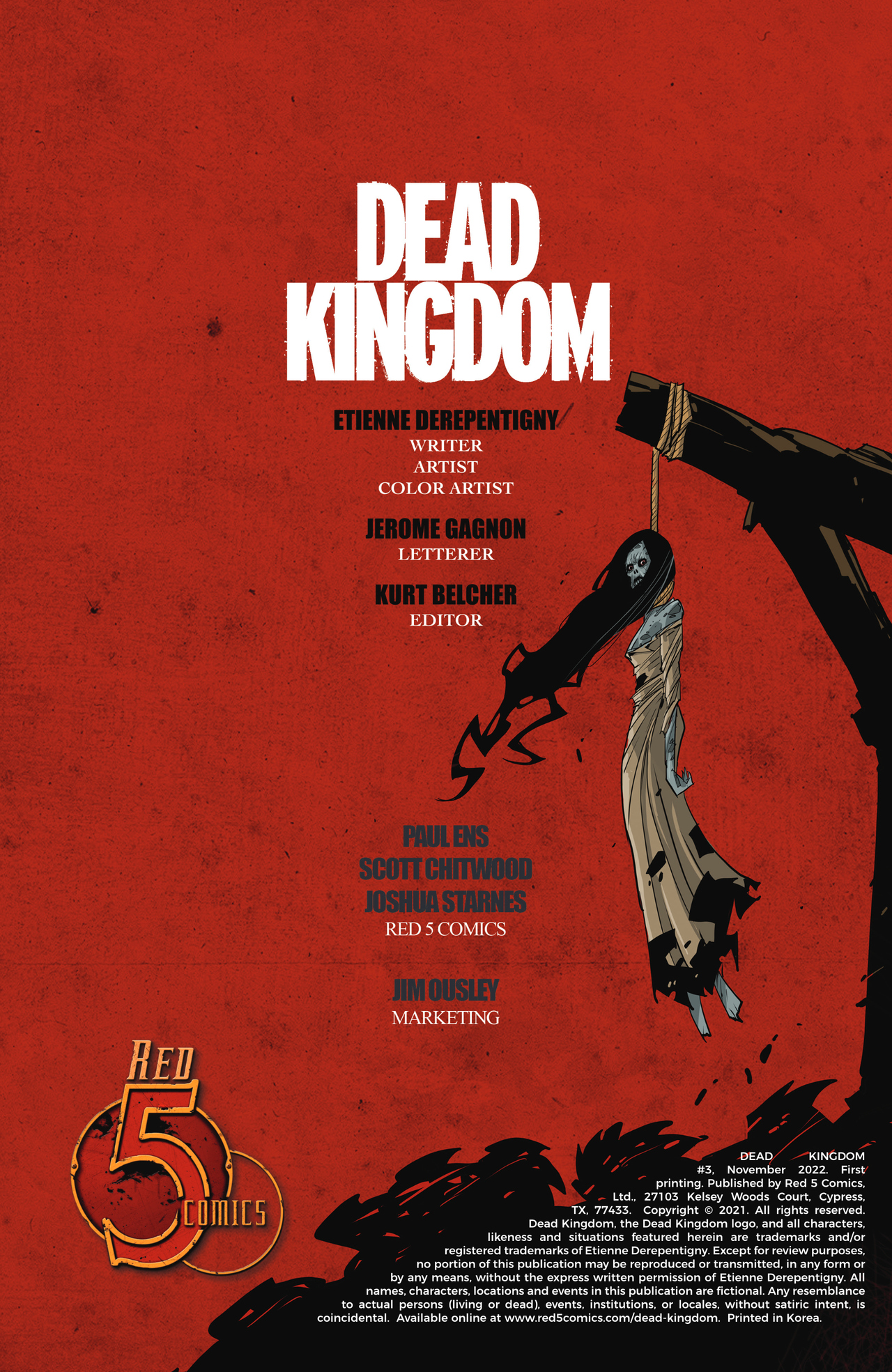 Read online Dead Kingdom comic -  Issue #3 - 2