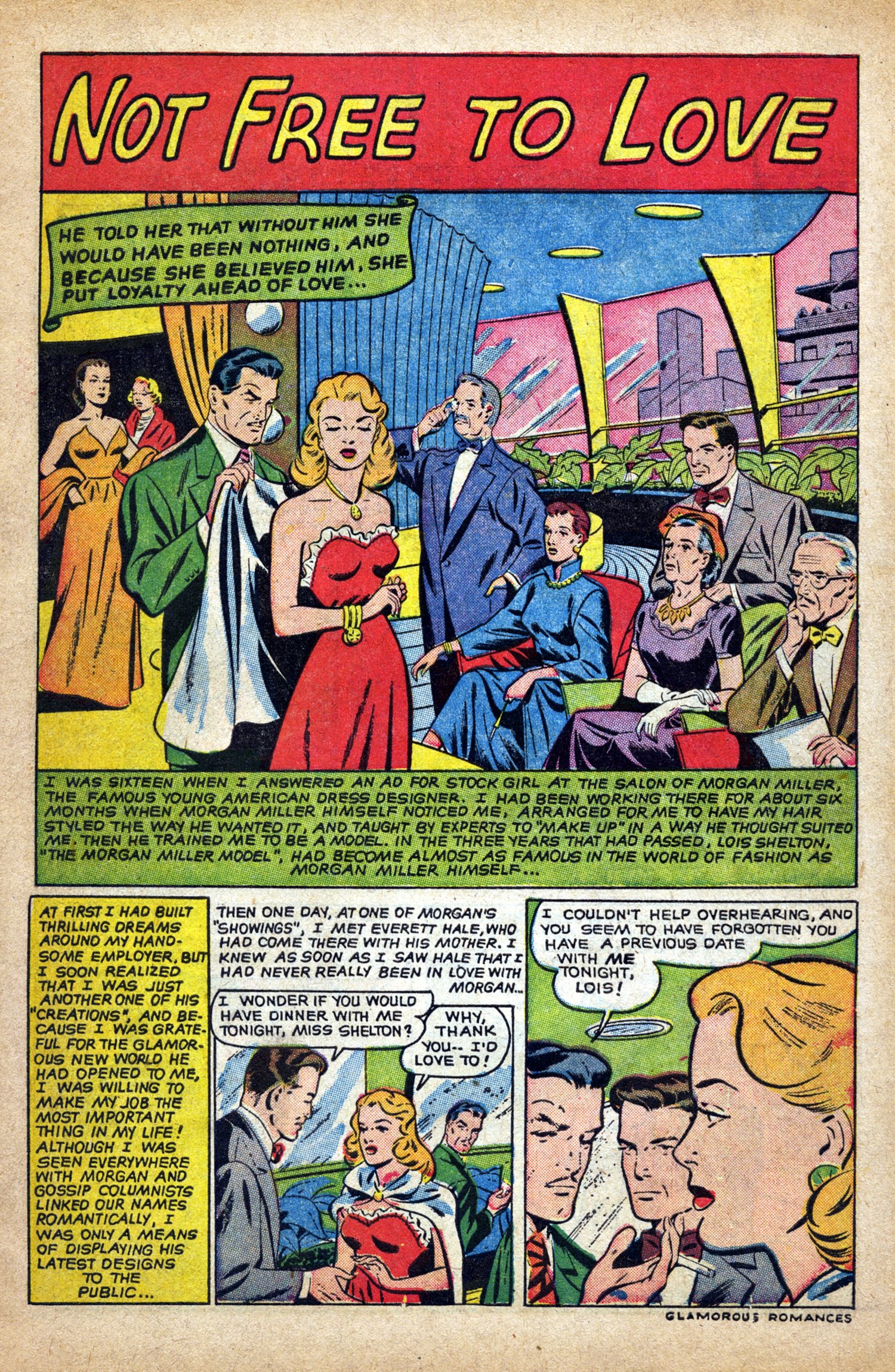 Read online Glamorous Romances comic -  Issue #63 - 3