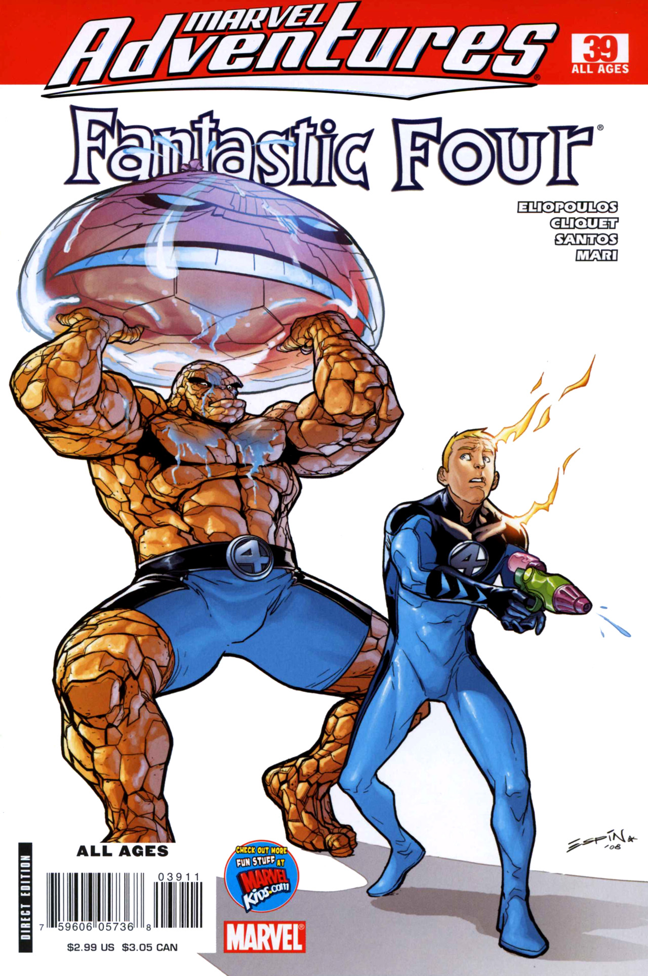 Read online Marvel Adventures Fantastic Four comic -  Issue #39 - 1