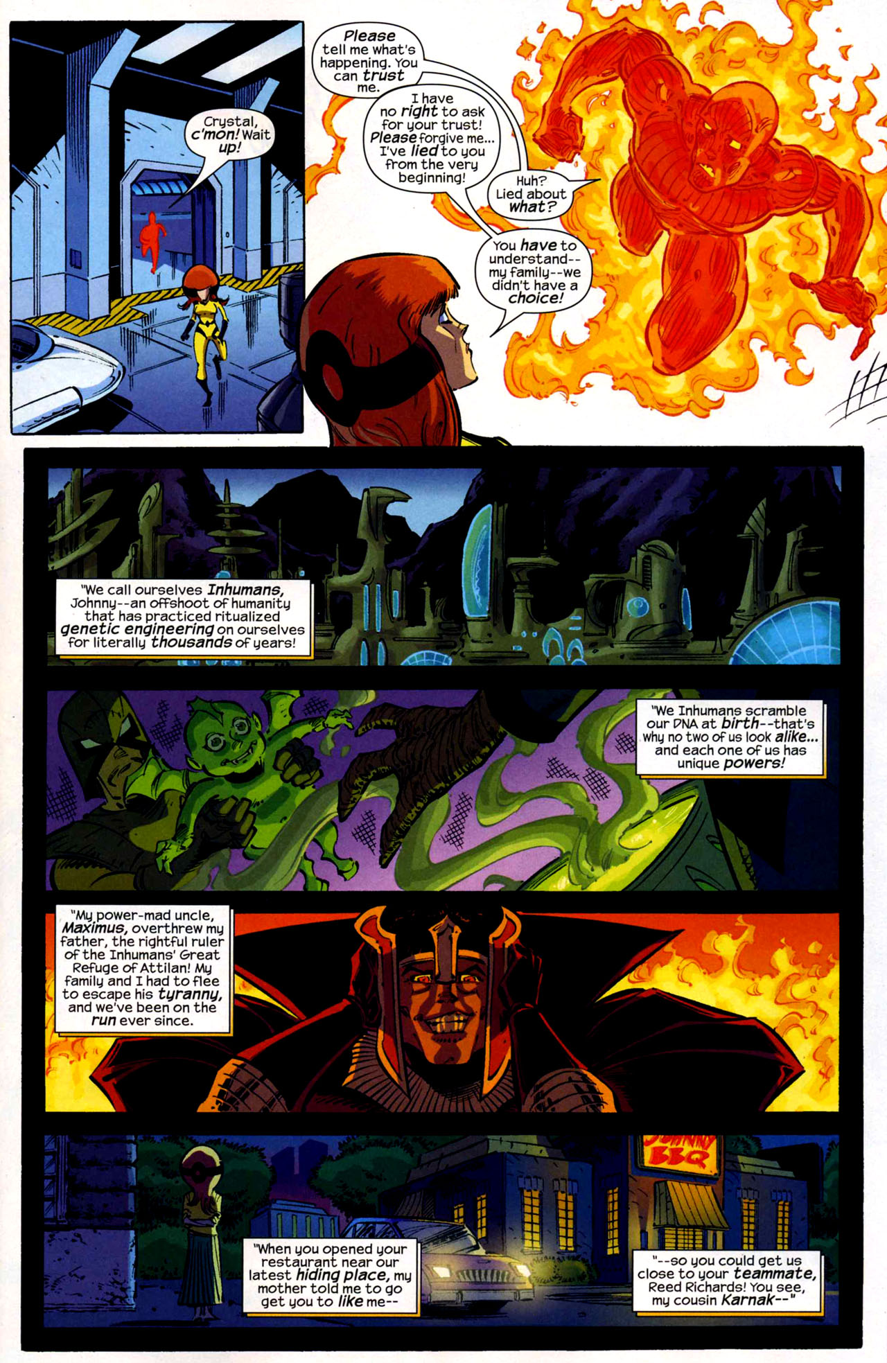 Read online Marvel Adventures Fantastic Four comic -  Issue #27 - 16