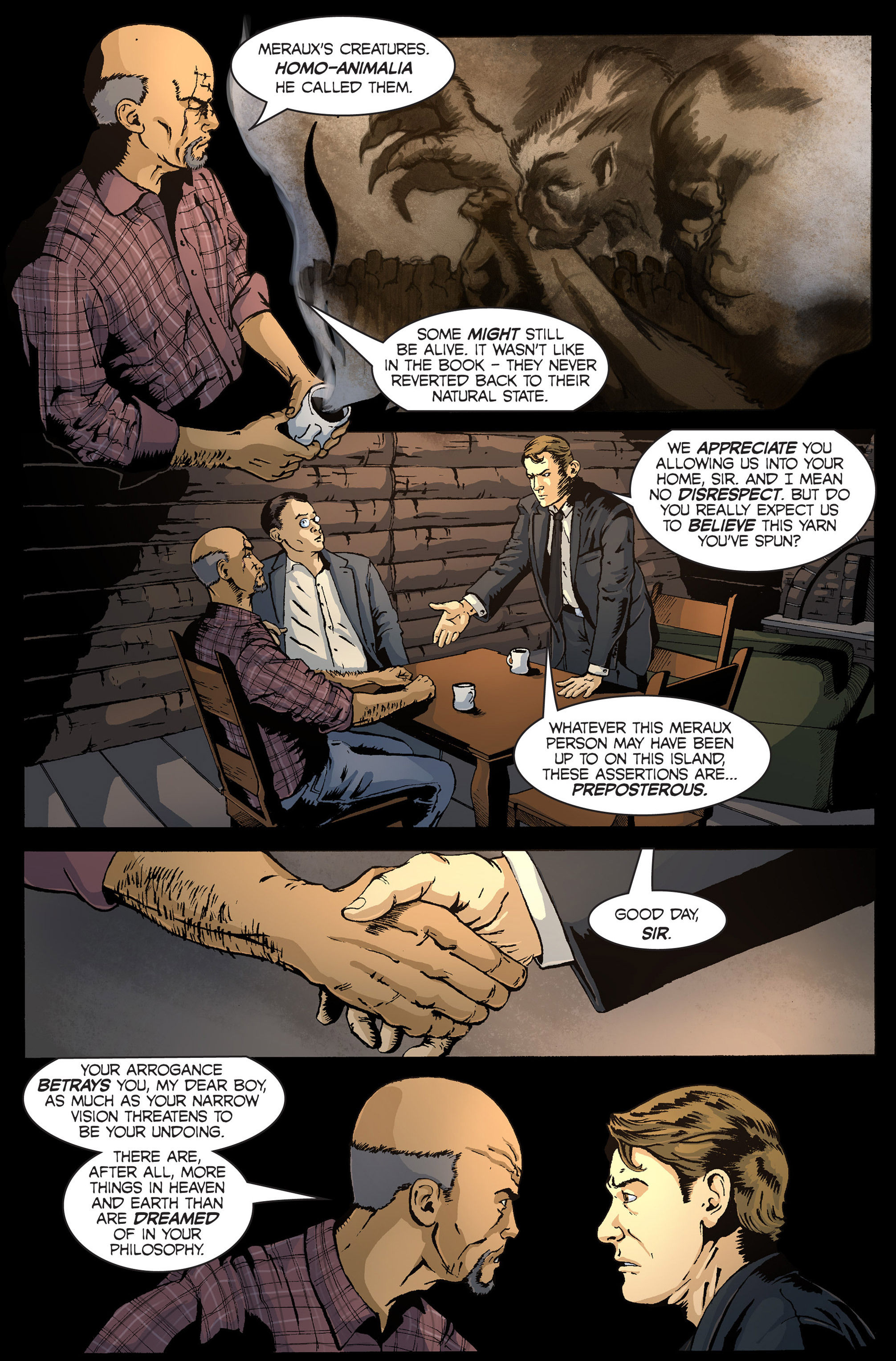Read online The Army of Dr. Moreau comic -  Issue #1 - 11