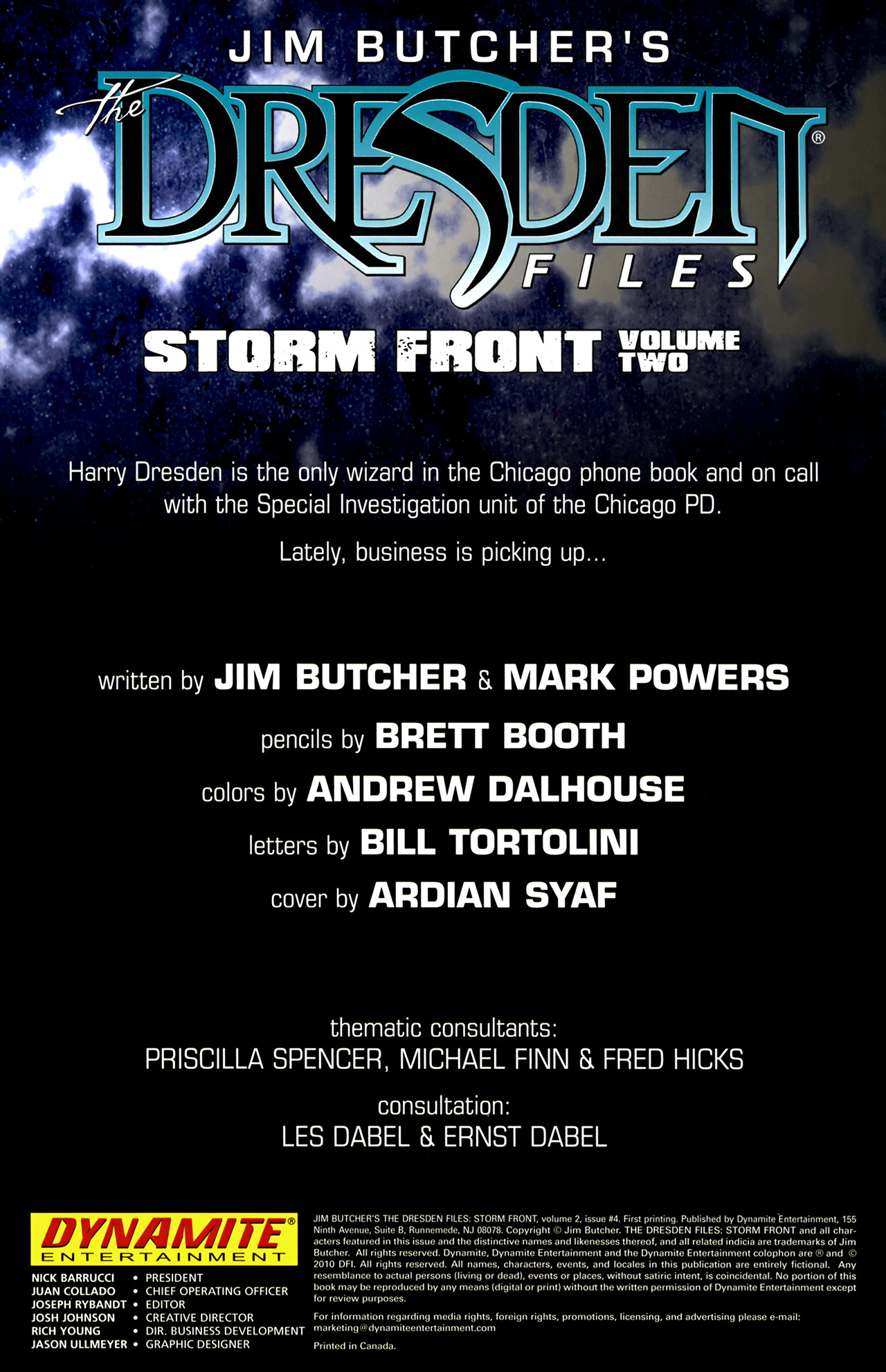 Read online Jim Butcher's The Dresden Files: Storm Front: Volume Two comic -  Issue #4 - 2