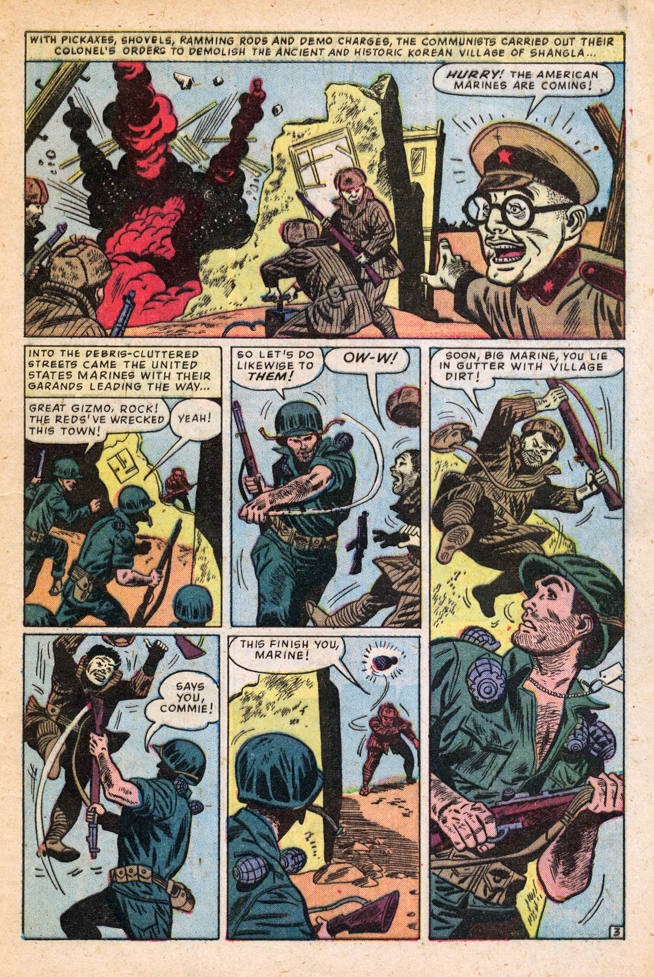 Read online Marines in Action comic -  Issue #5 - 5