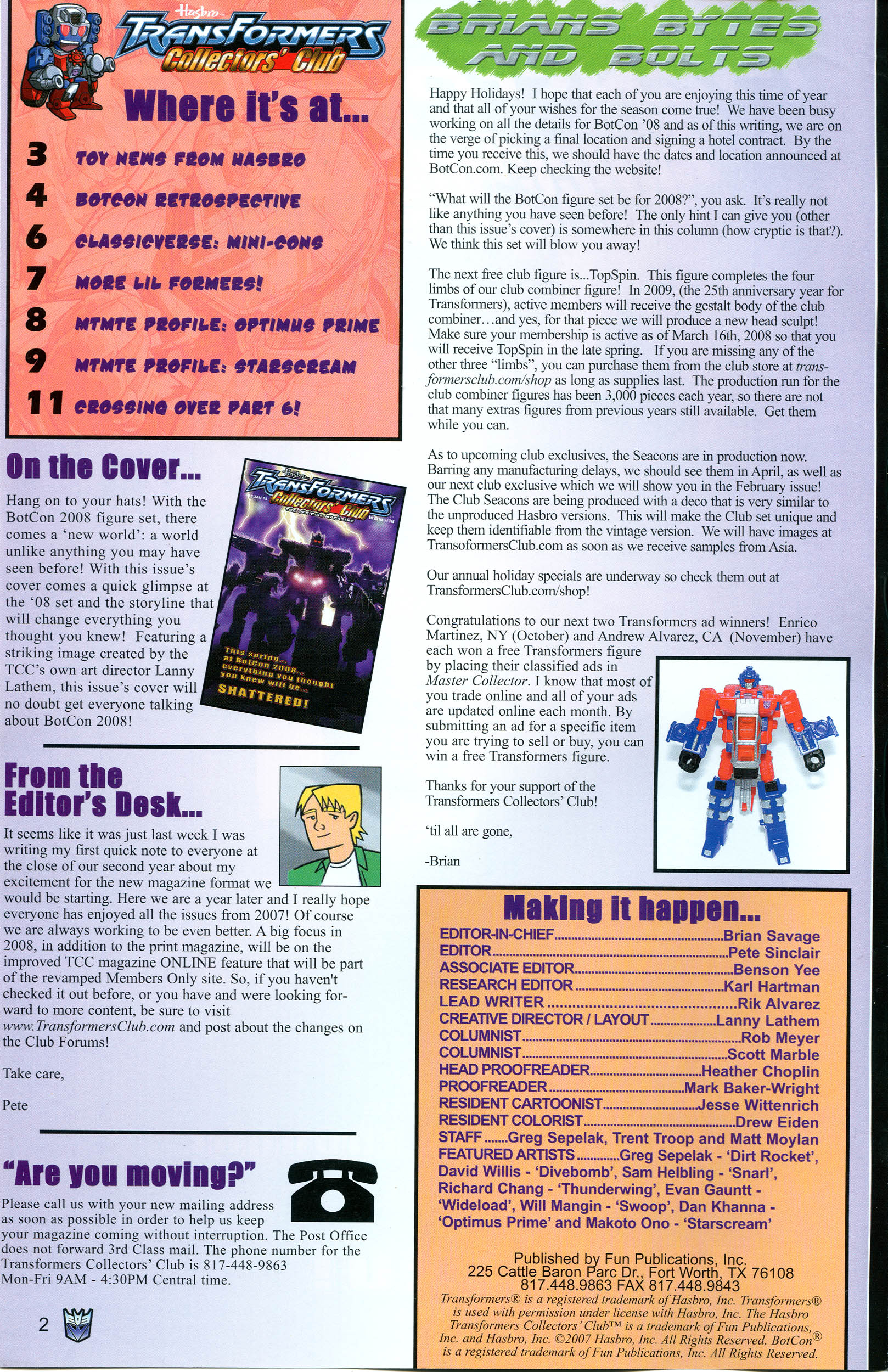 Read online Transformers: Collectors' Club comic -  Issue #18 - 2