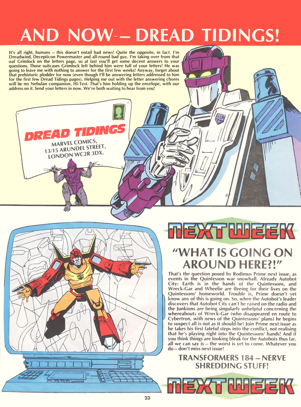Read online The Transformers (UK) comic -  Issue #183 - 15
