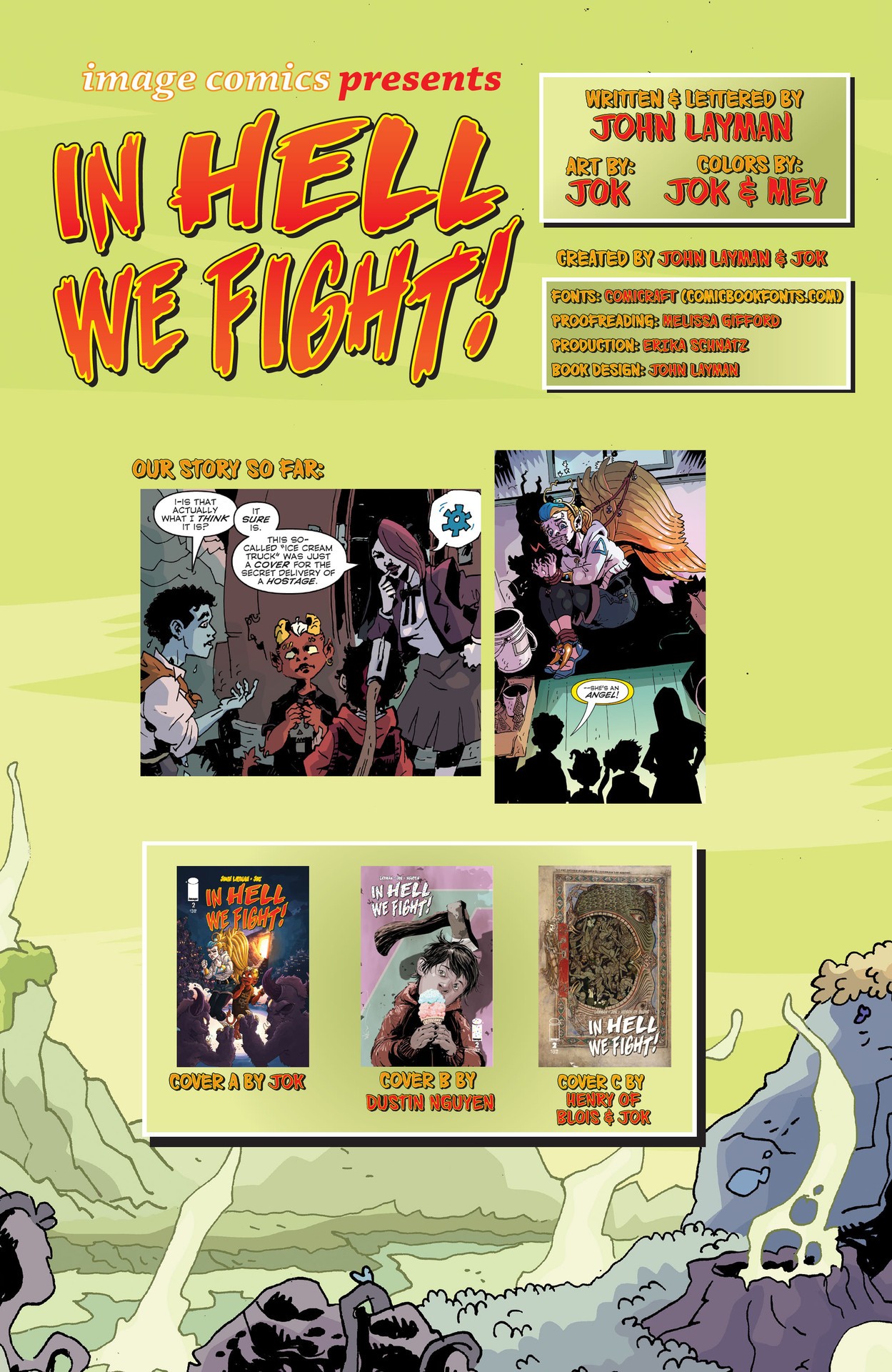Read online In Hell We Fight! comic -  Issue #2 - 2