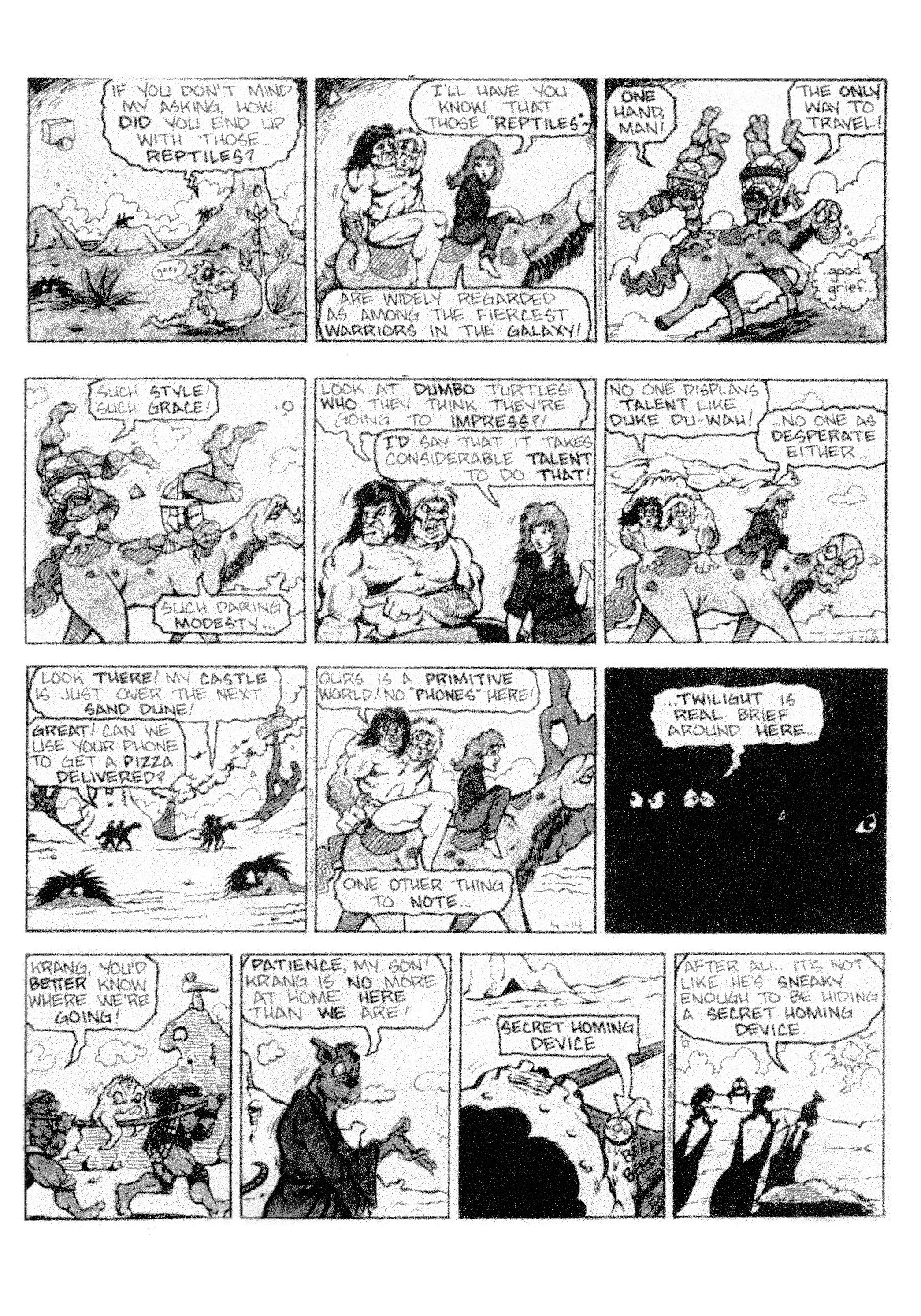 Read online Teenage Mutant Ninja Turtles: Complete Newspaper Daily Comic Strip Collection comic -  Issue # TPB 2 (Part 2) - 70