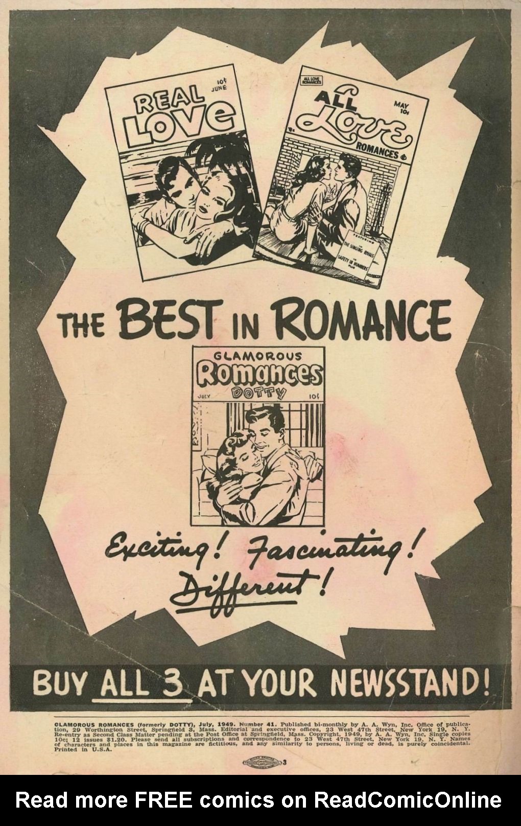 Read online Glamorous Romances comic -  Issue #41 - 2