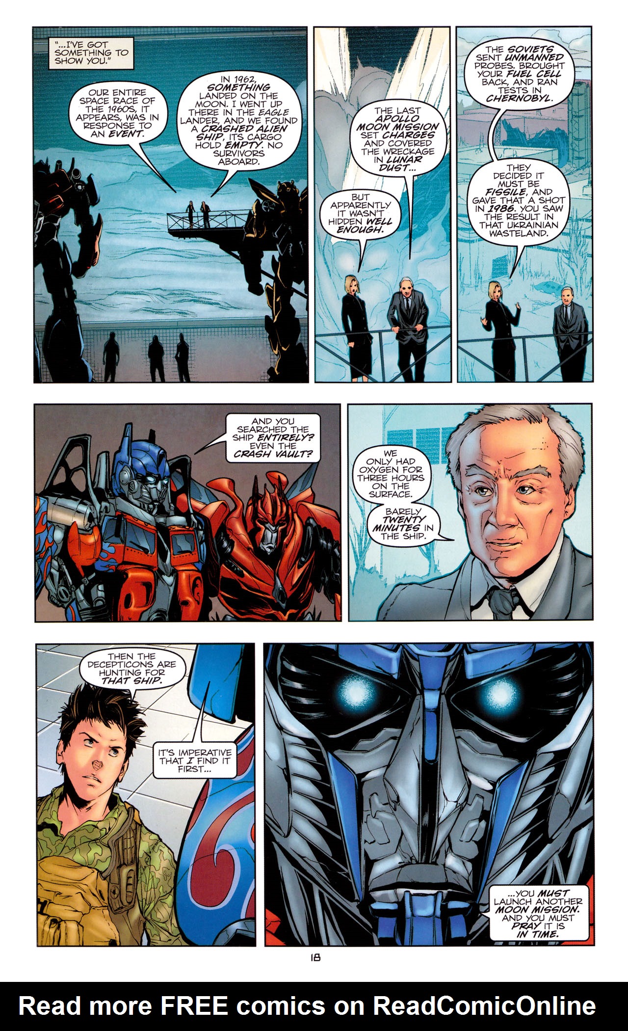 Read online Transformers: Dark of the Moon Movie Adaptation comic -  Issue #1 - 20