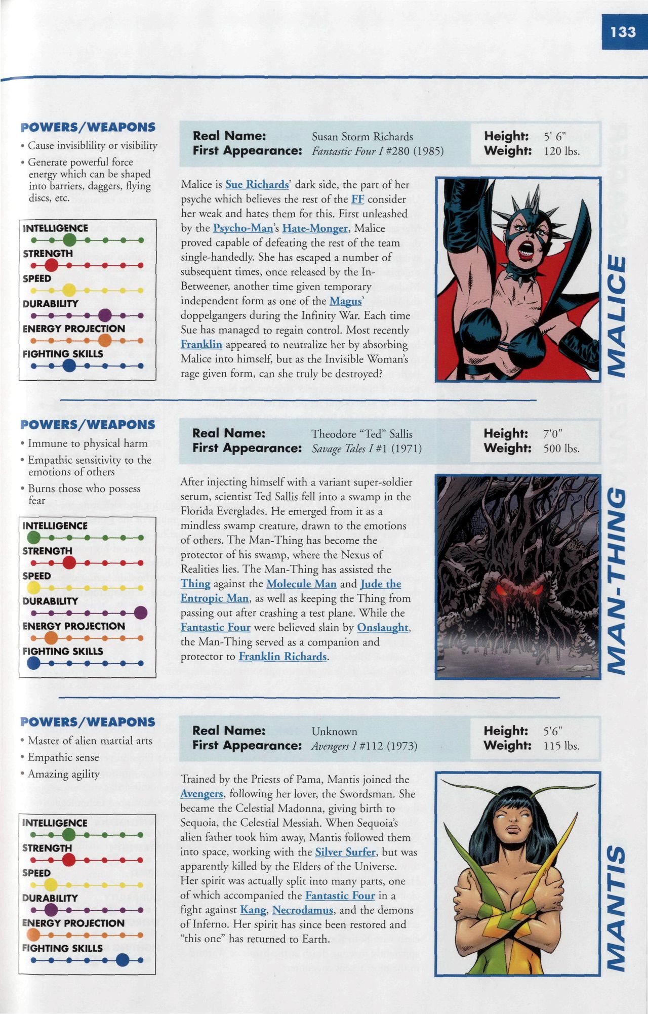 Read online Marvel Encyclopedia comic -  Issue # TPB 6 - 136