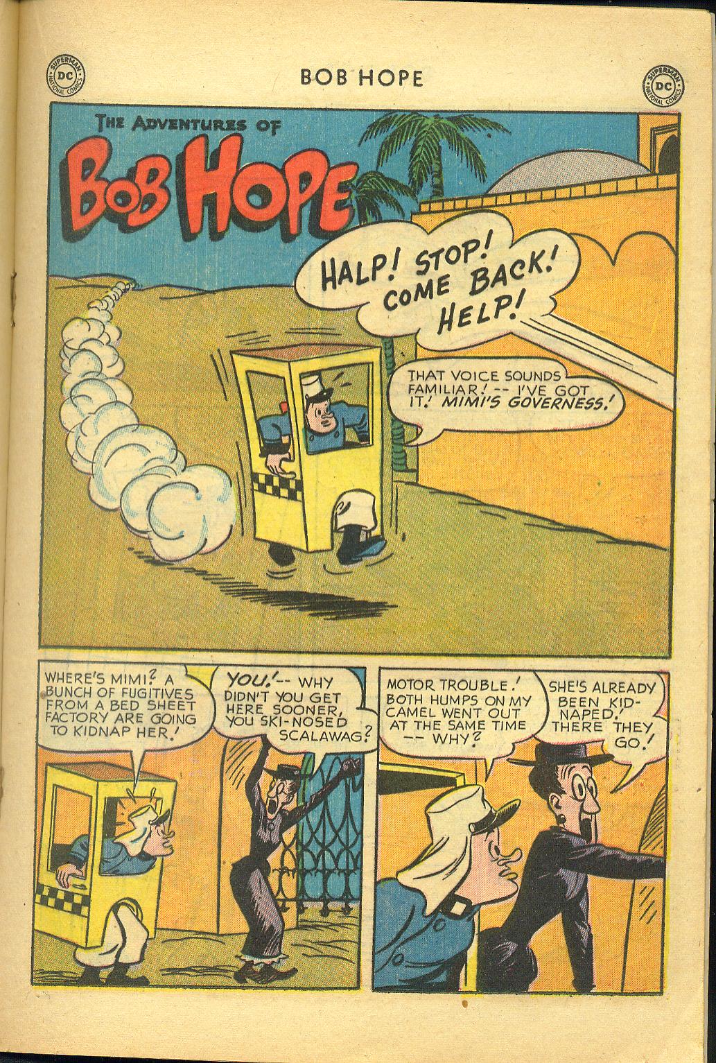 Read online The Adventures of Bob Hope comic -  Issue #10 - 25
