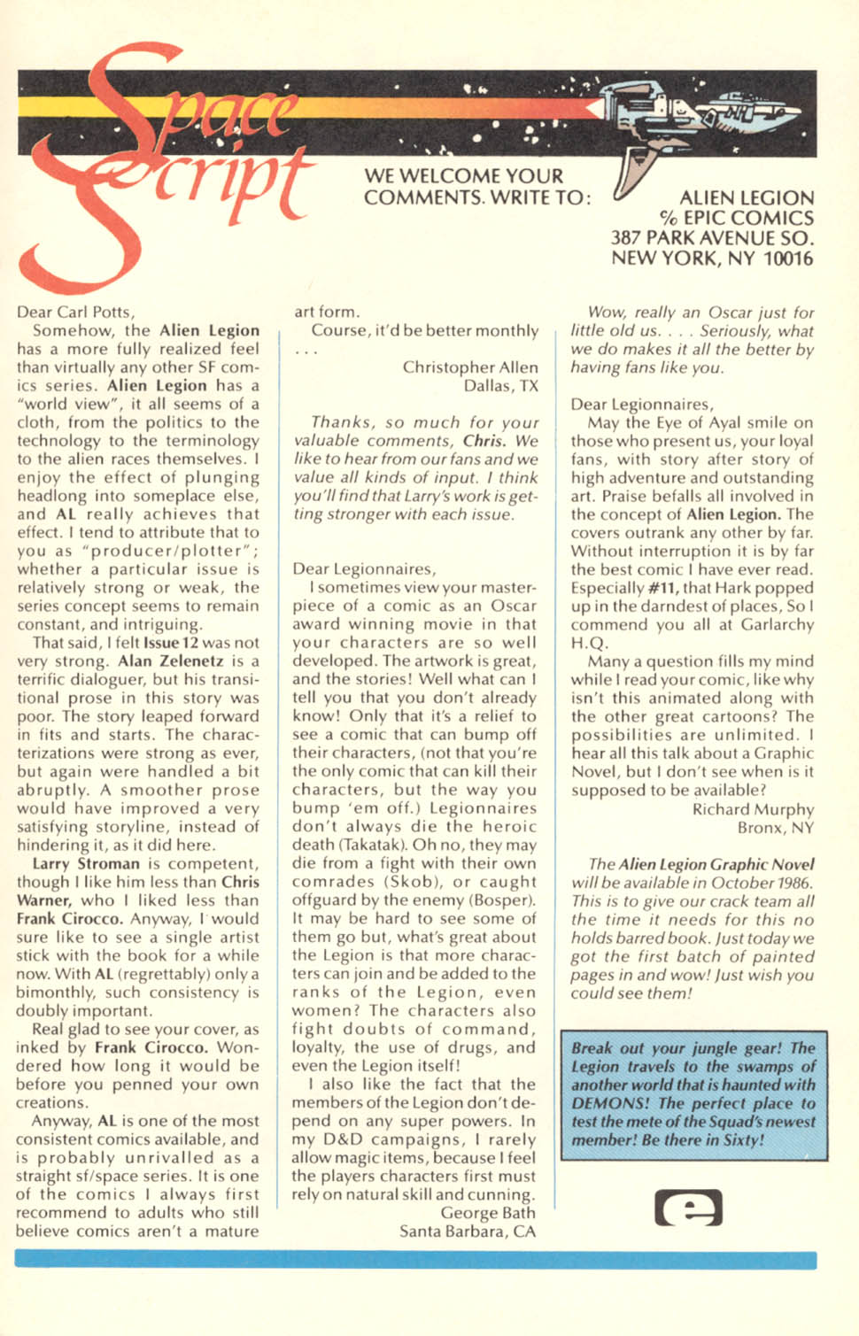 Read online Alien Legion comic -  Issue #15 - 33