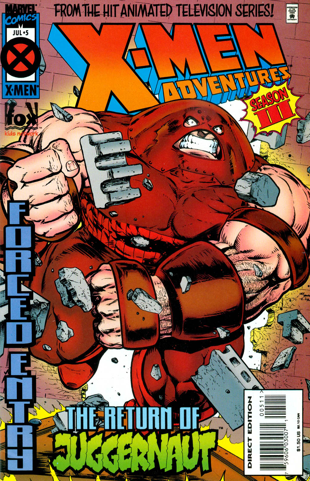 Read online X-Men Adventures (1995) comic -  Issue #5 - 1