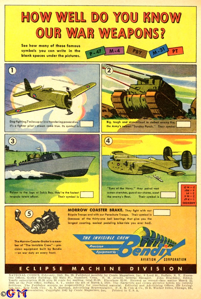 Read online National Comics comic -  Issue #29 - 2