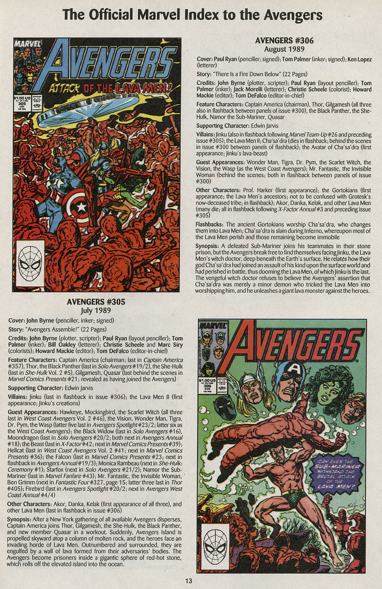 Read online The Official Marvel Index to the Avengers comic -  Issue #6 - 15