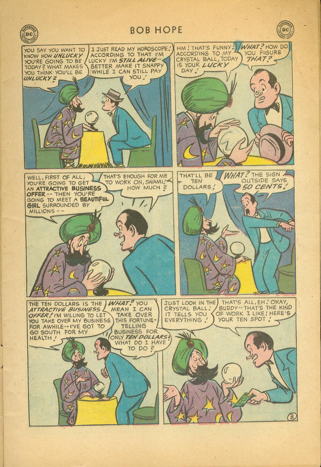 Read online The Adventures of Bob Hope comic -  Issue #40 - 5