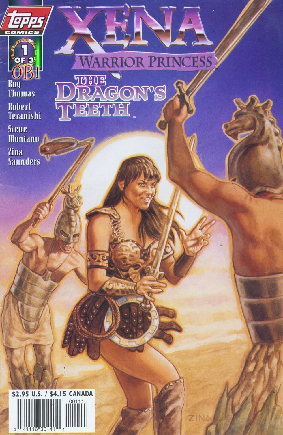 Read online Xena: Warrior Princess - The Dragon's Teeth comic -  Issue #1 - 1