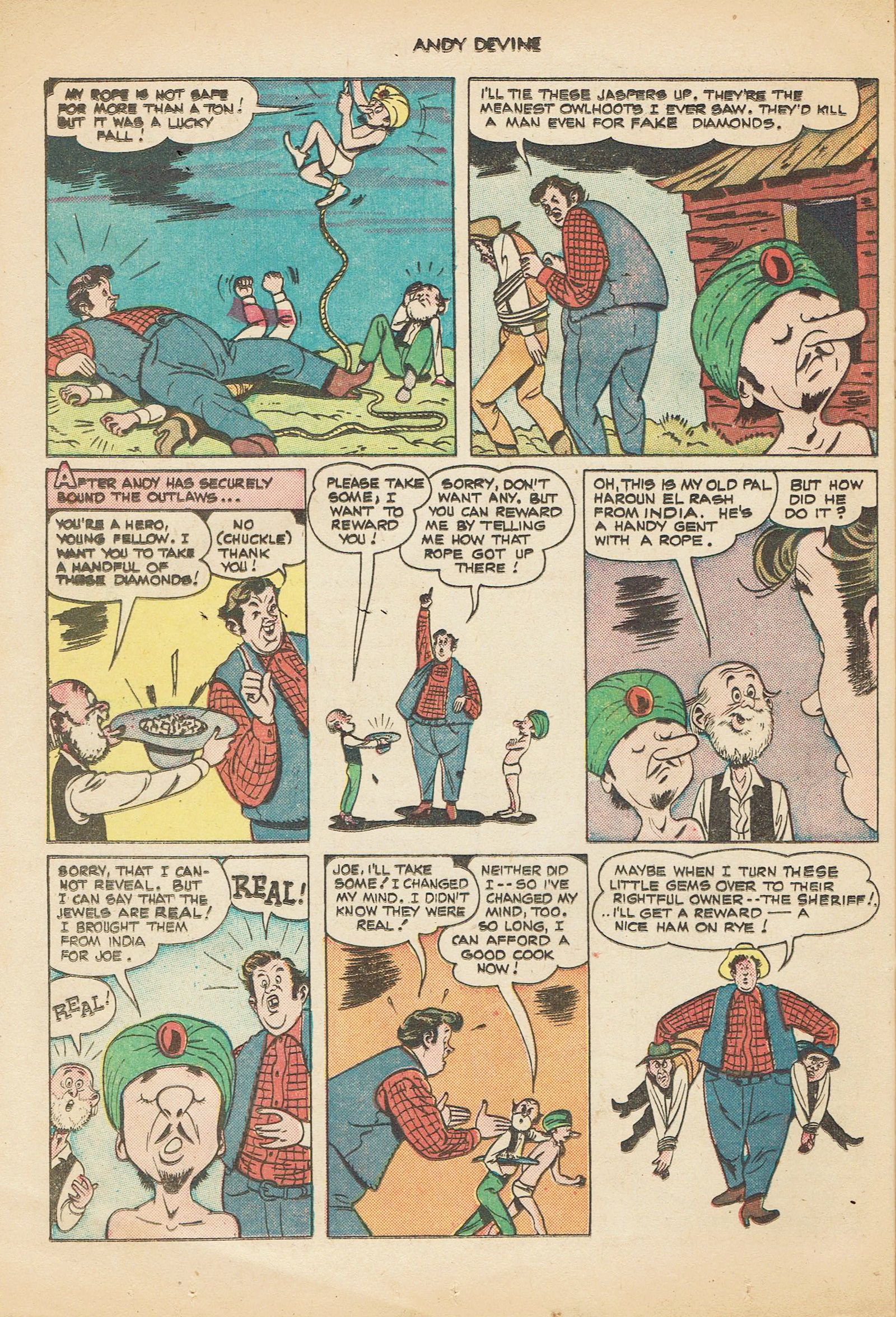 Read online Andy Devine Western comic -  Issue #2 - 24