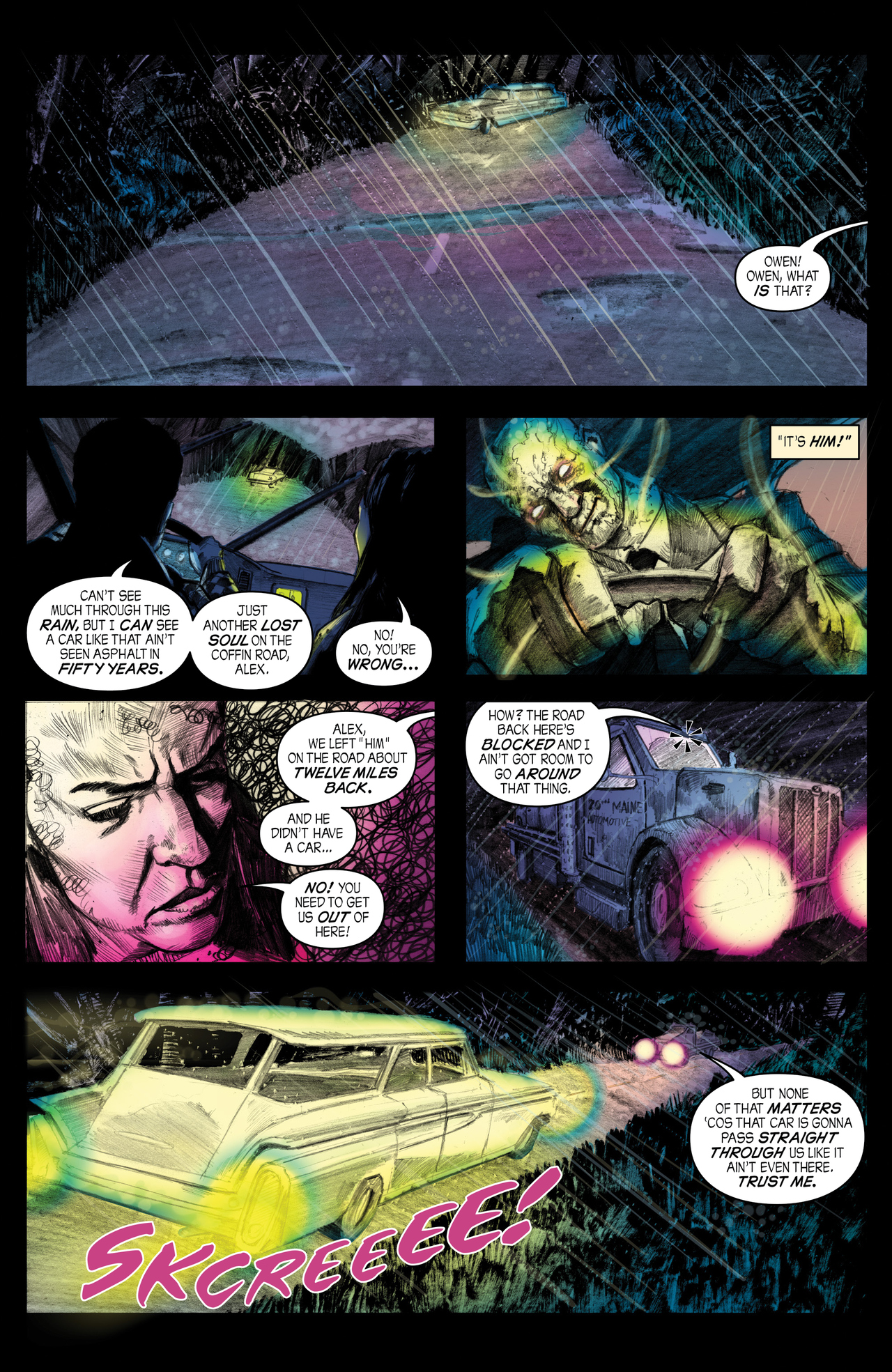 Read online John Carpenter's Night Terrors comic -  Issue # The Coffin Road - 39