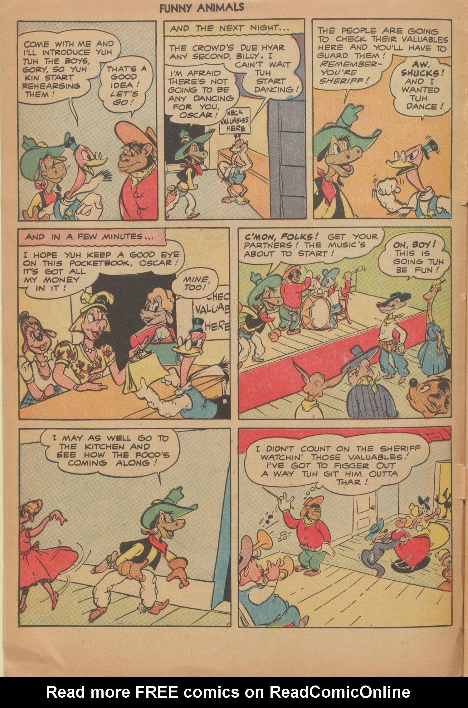 Read online Fawcett's Funny Animals comic -  Issue #50 - 4