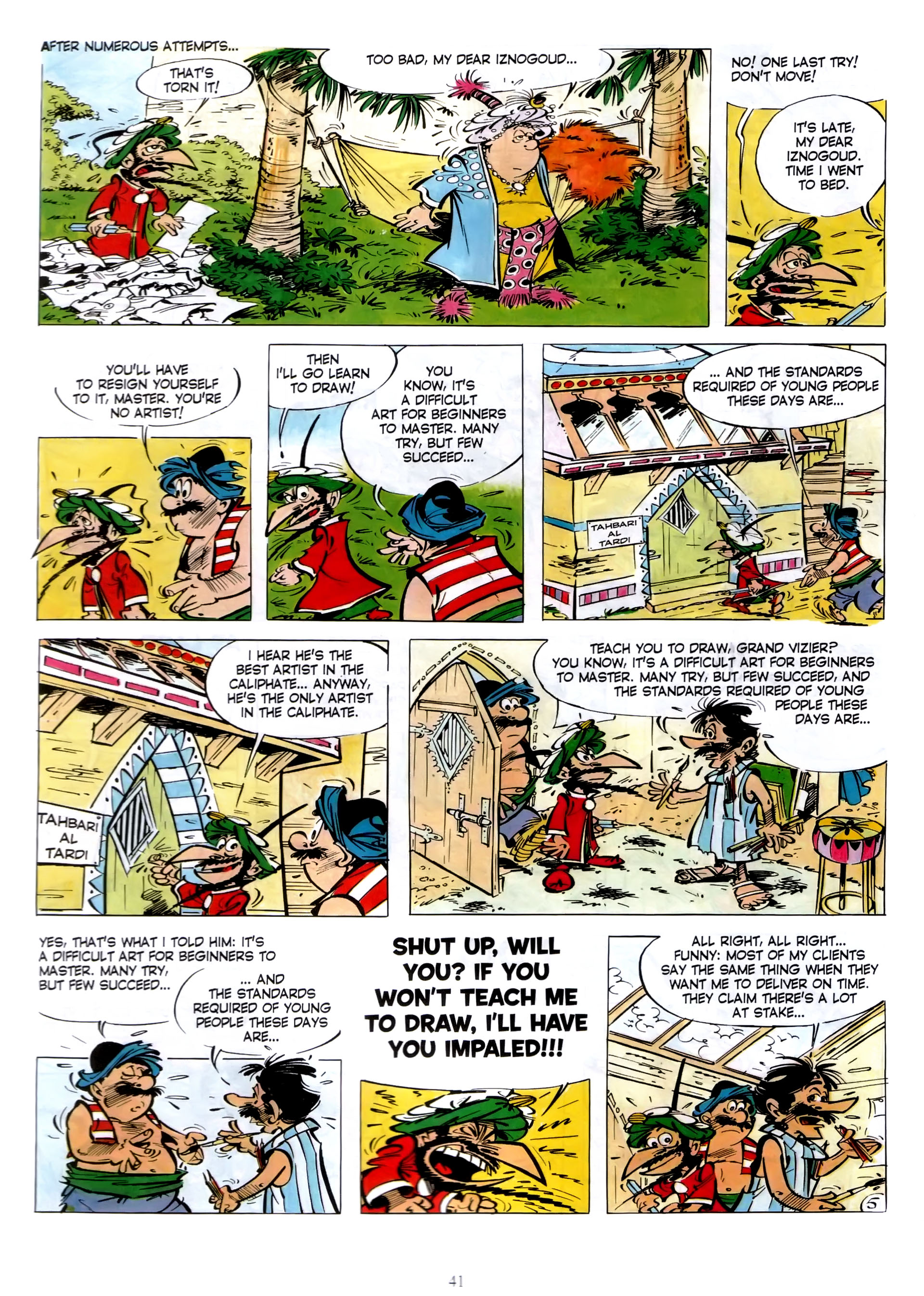 Read online Iznogoud comic -  Issue #8 - 39