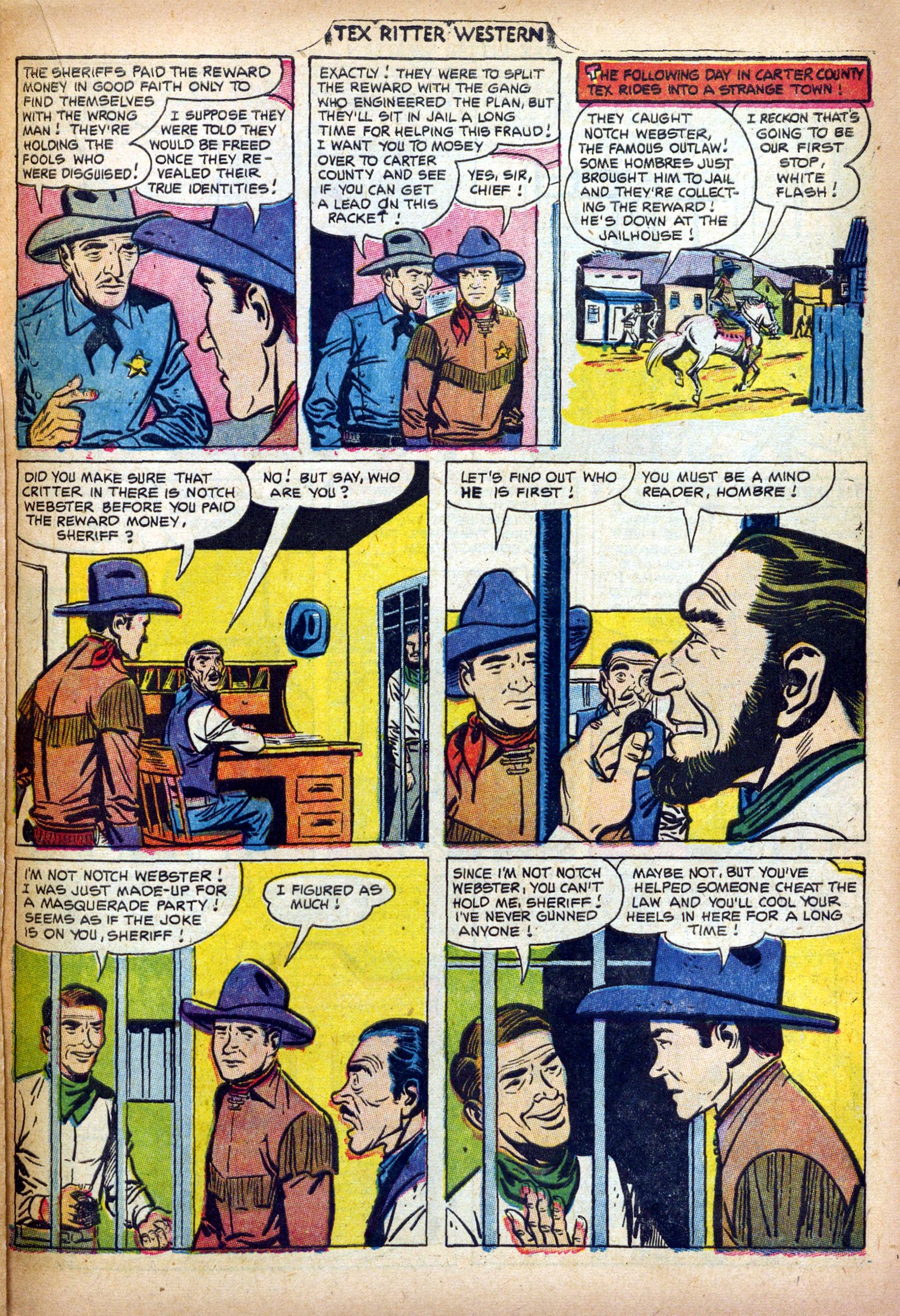 Read online Tex Ritter Western comic -  Issue #14 - 21