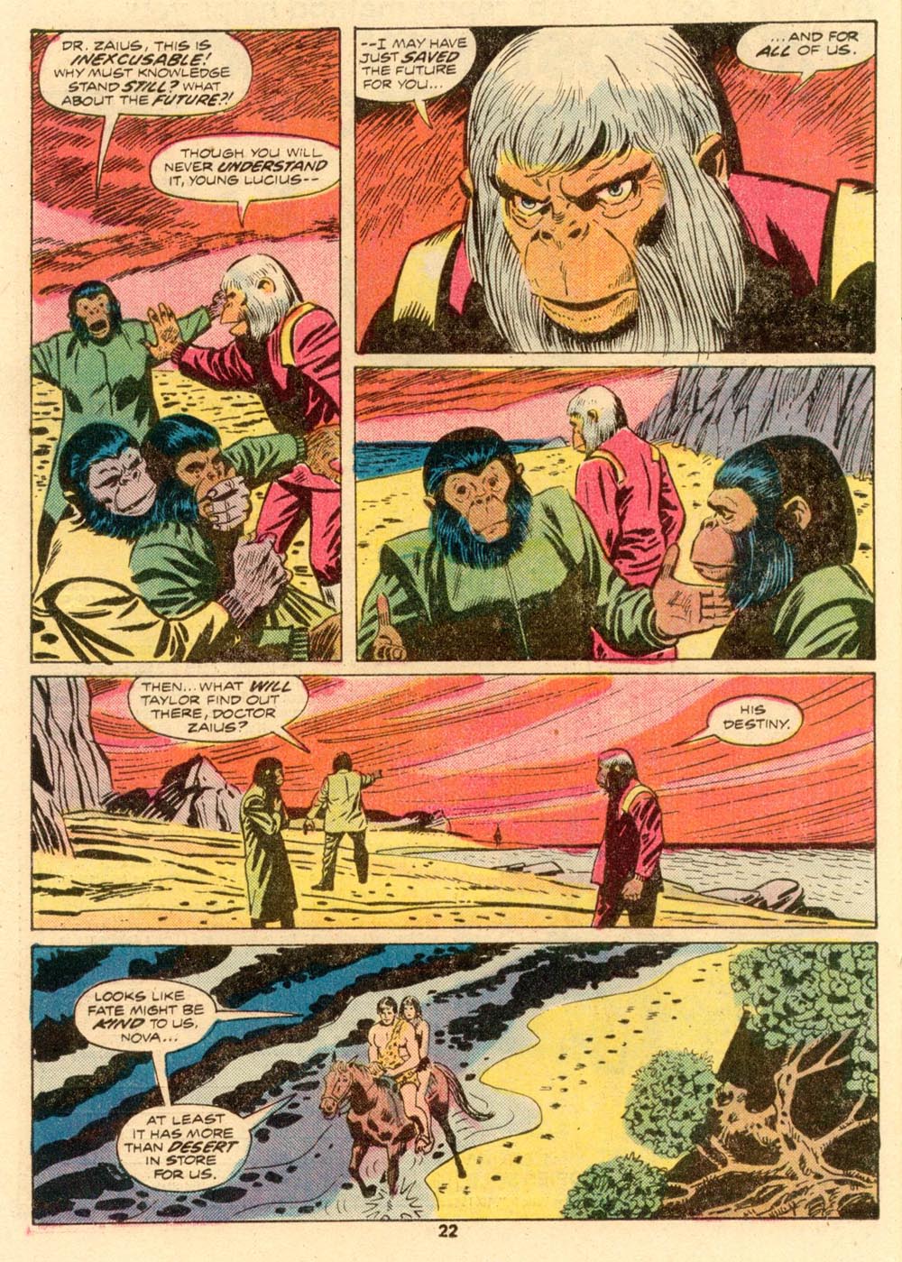 Read online Adventures on the Planet of the Apes comic -  Issue #6 - 14