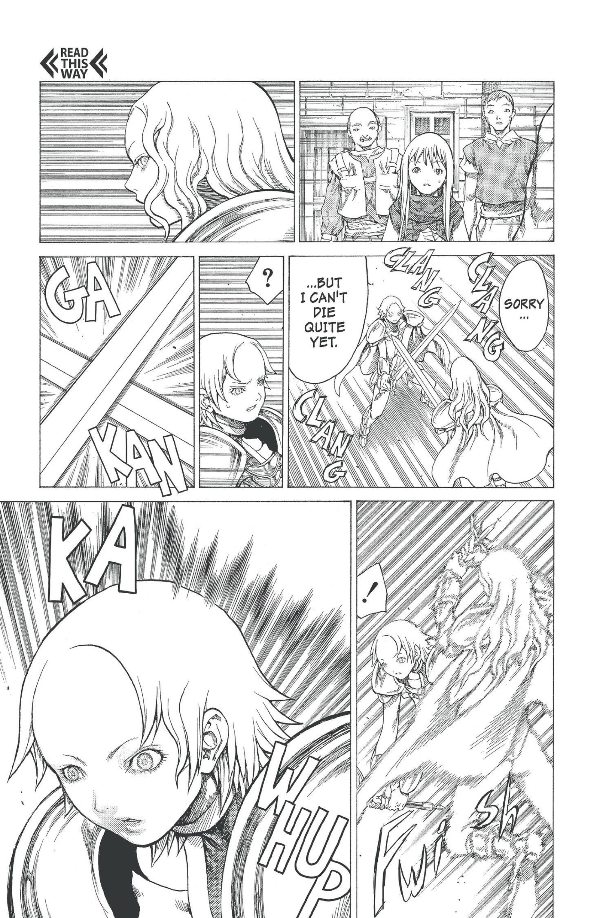 Read online Claymore comic -  Issue #4 - 146