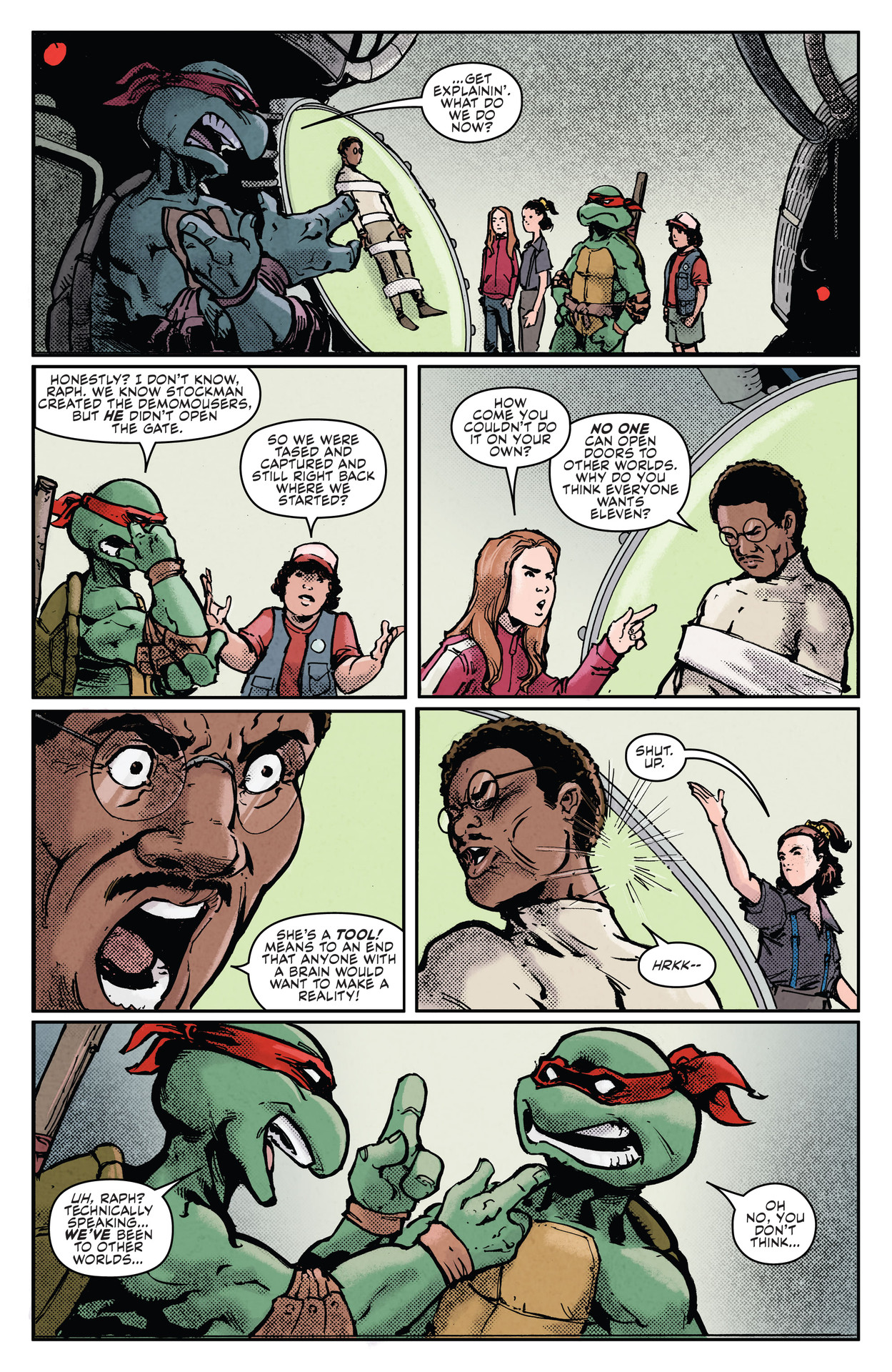Read online Teenage Mutant Ninja Turtles x Stranger Things comic -  Issue #3 - 17