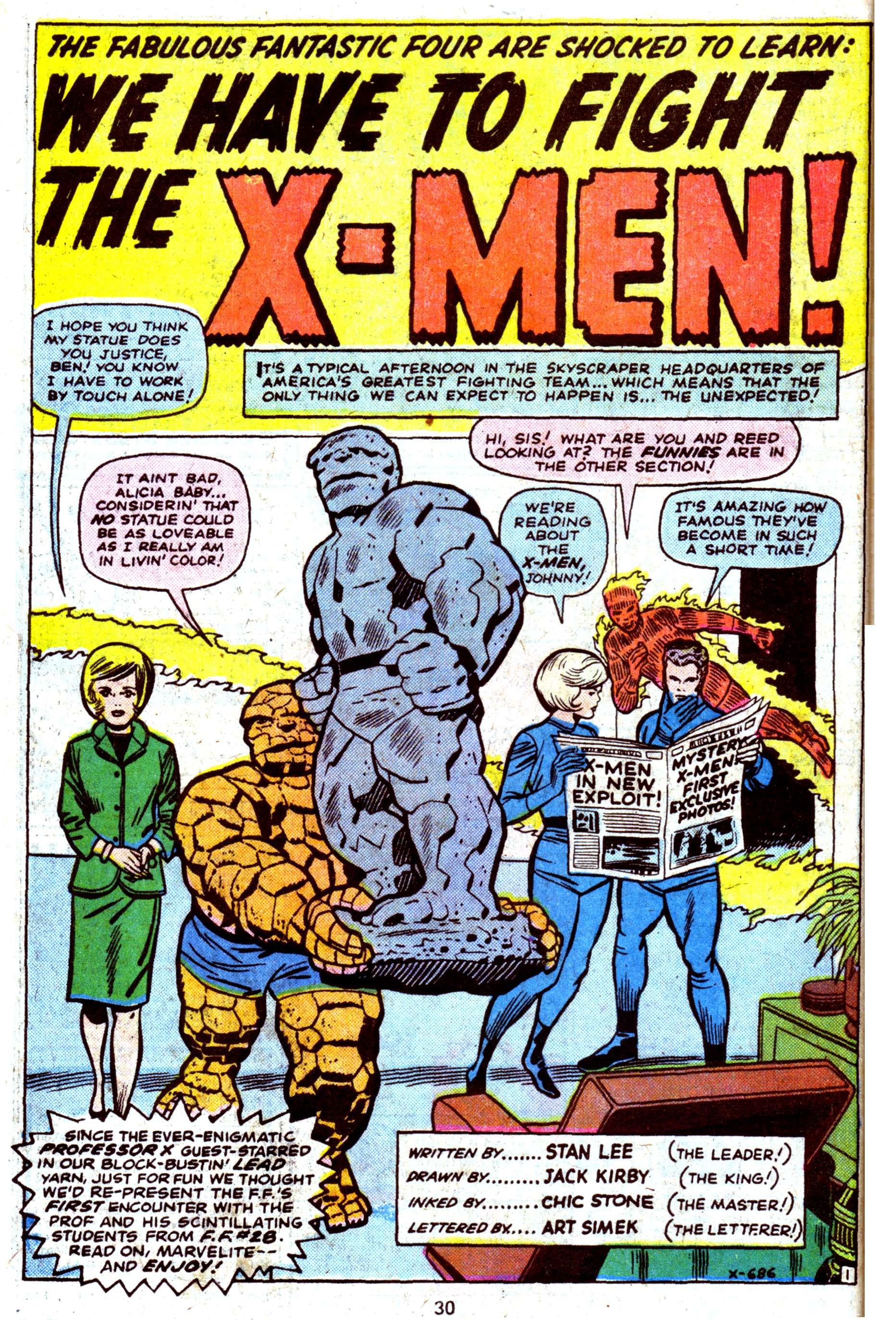 Read online Giant-Size Fantastic Four comic -  Issue #4 - 32