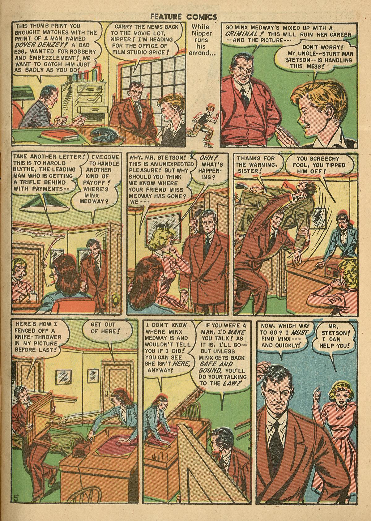 Read online Feature Comics comic -  Issue #142 - 7