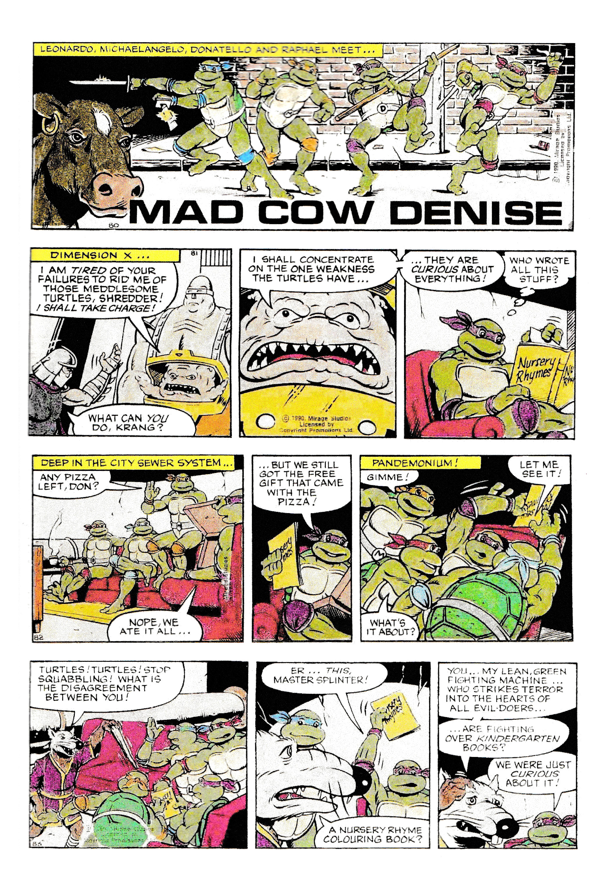 Read online Teenage Mutant Ninja Turtles: Complete Newspaper Daily Comic Strip Collection comic -  Issue # TPB 1 - 28