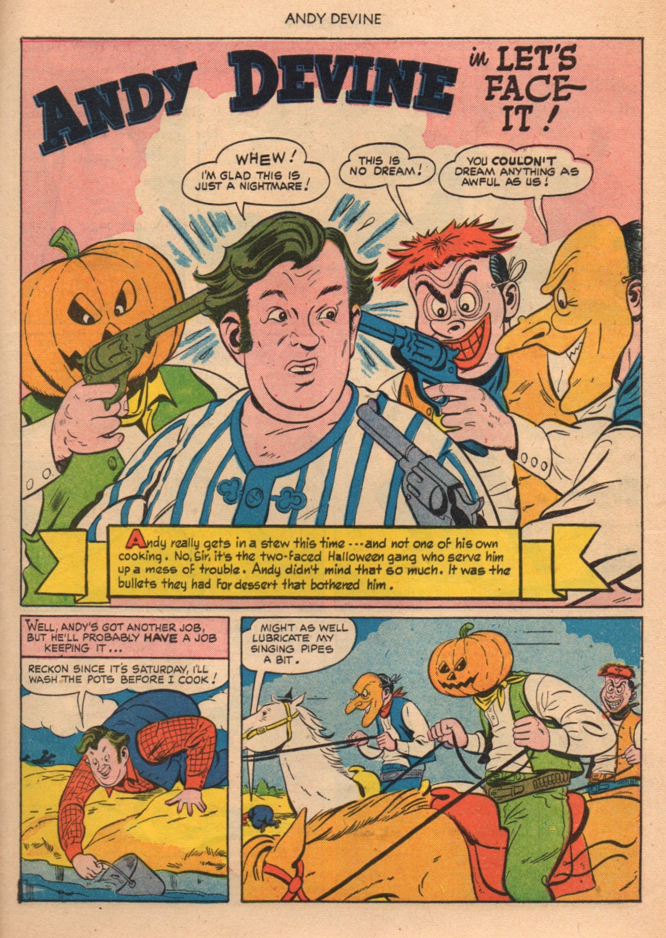 Read online Andy Devine Western comic -  Issue #1 - 27