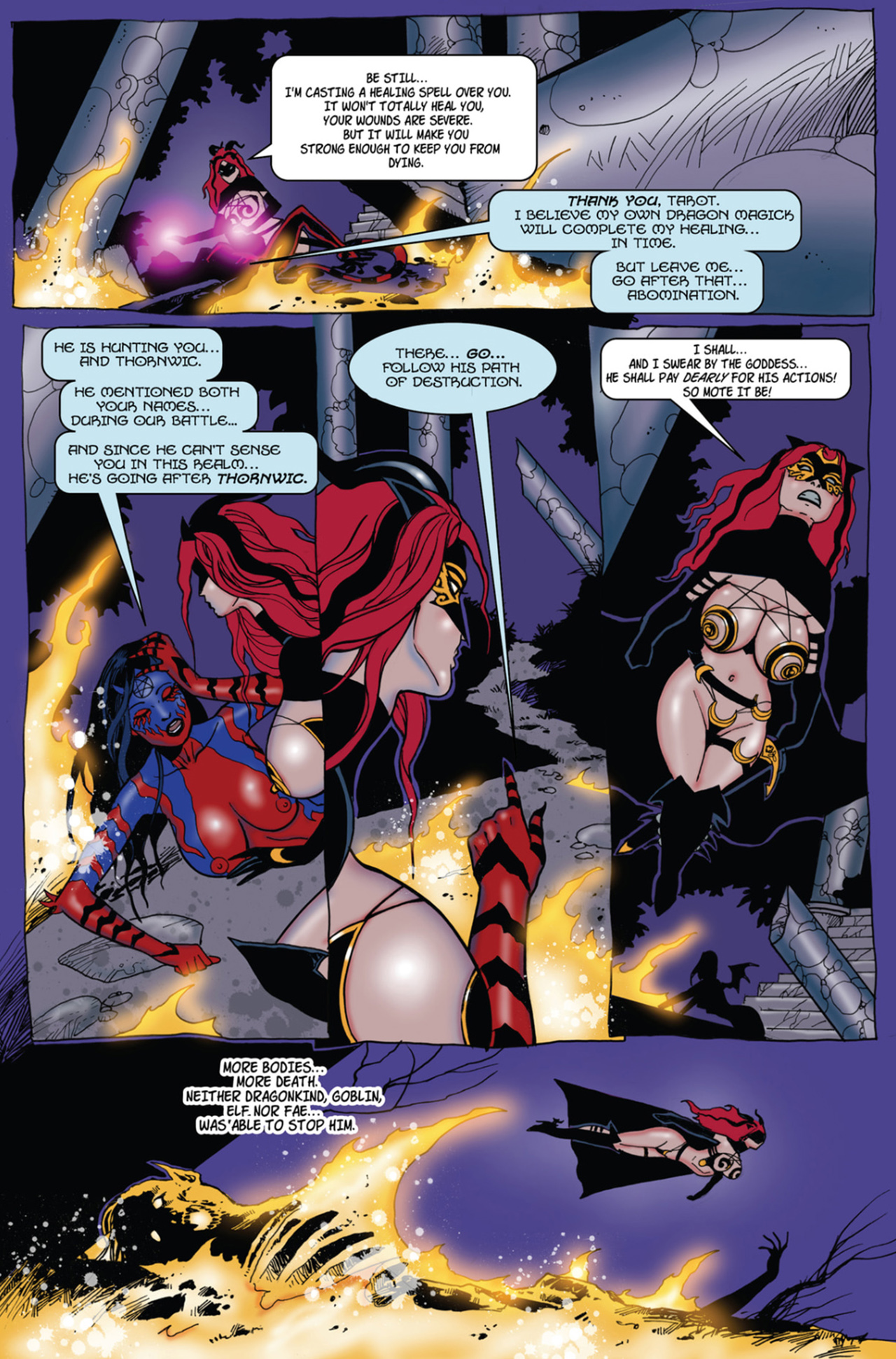 Read online Tarot: Witch of the Black Rose comic -  Issue #140 - 14