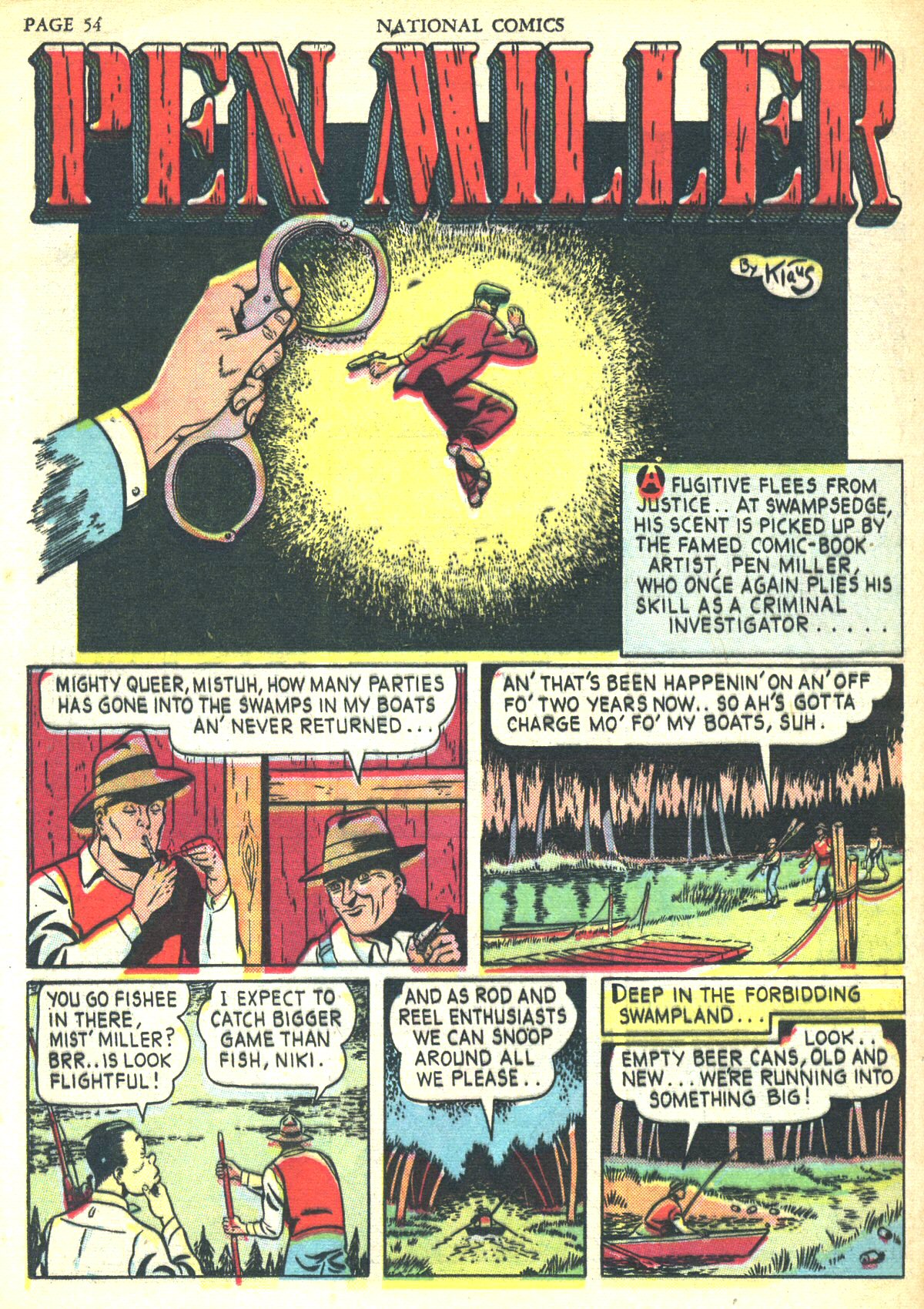 Read online National Comics comic -  Issue #16 - 56