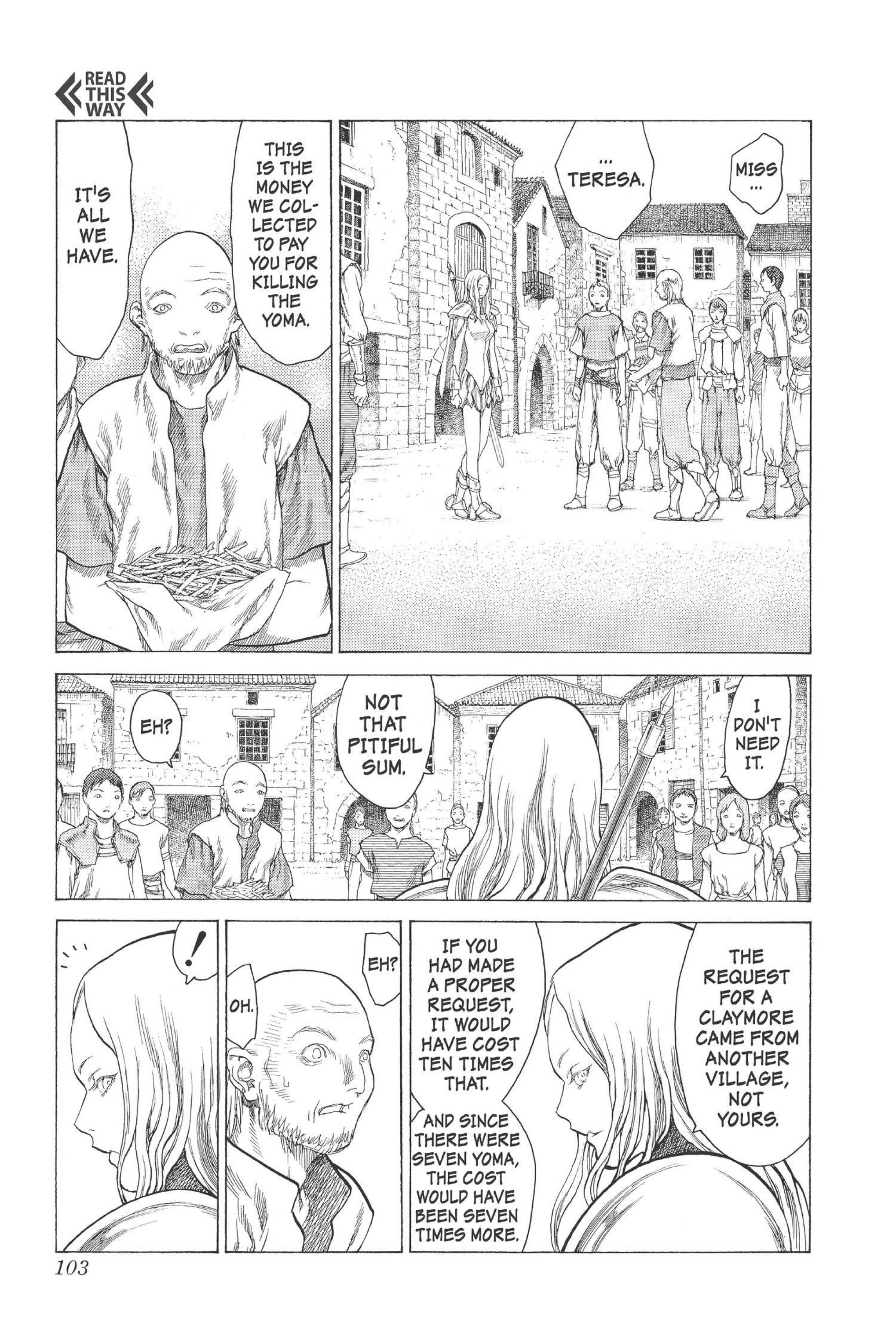 Read online Claymore comic -  Issue #3 - 96