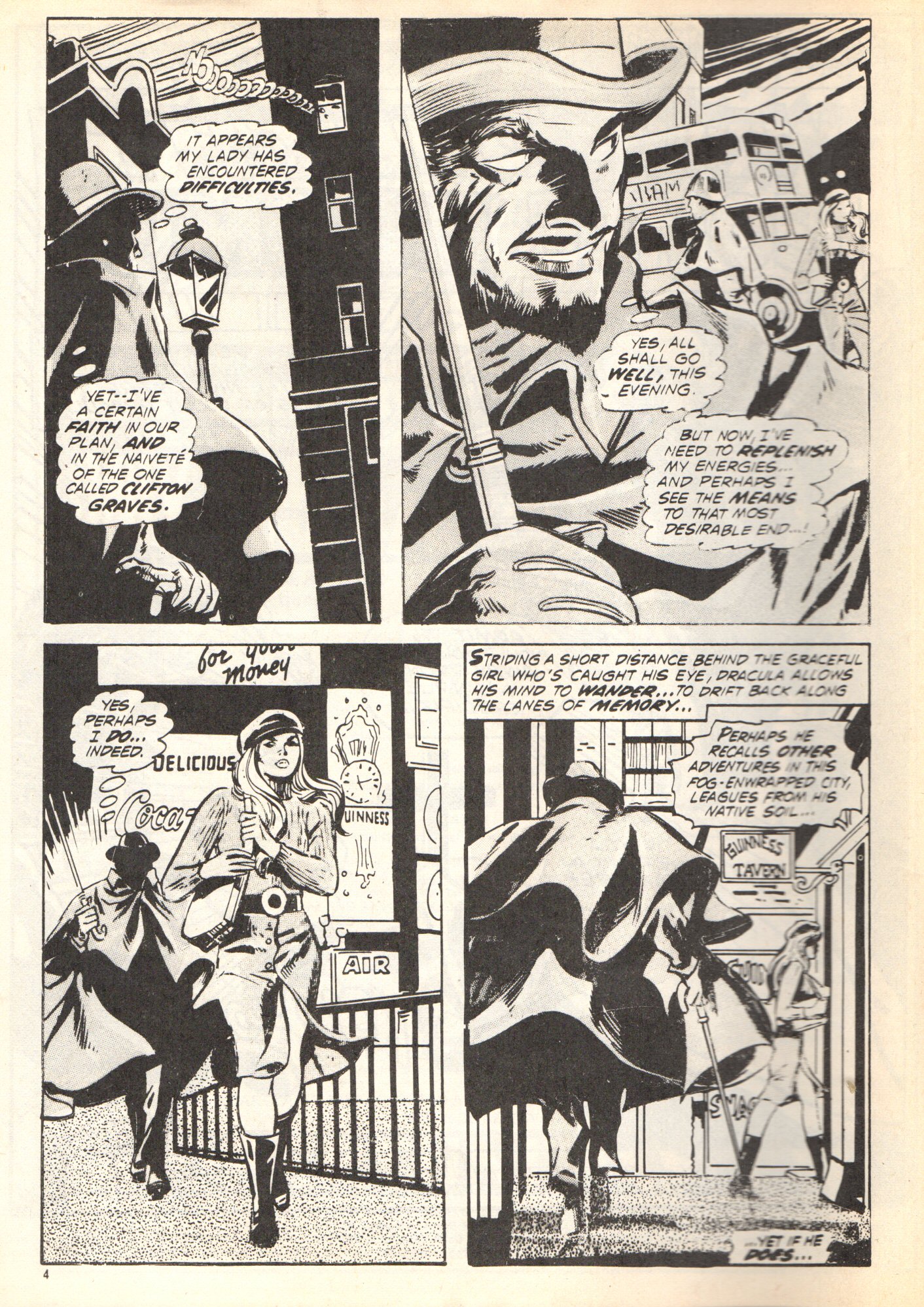 Read online Dracula Lives (1974) comic -  Issue #4 - 4