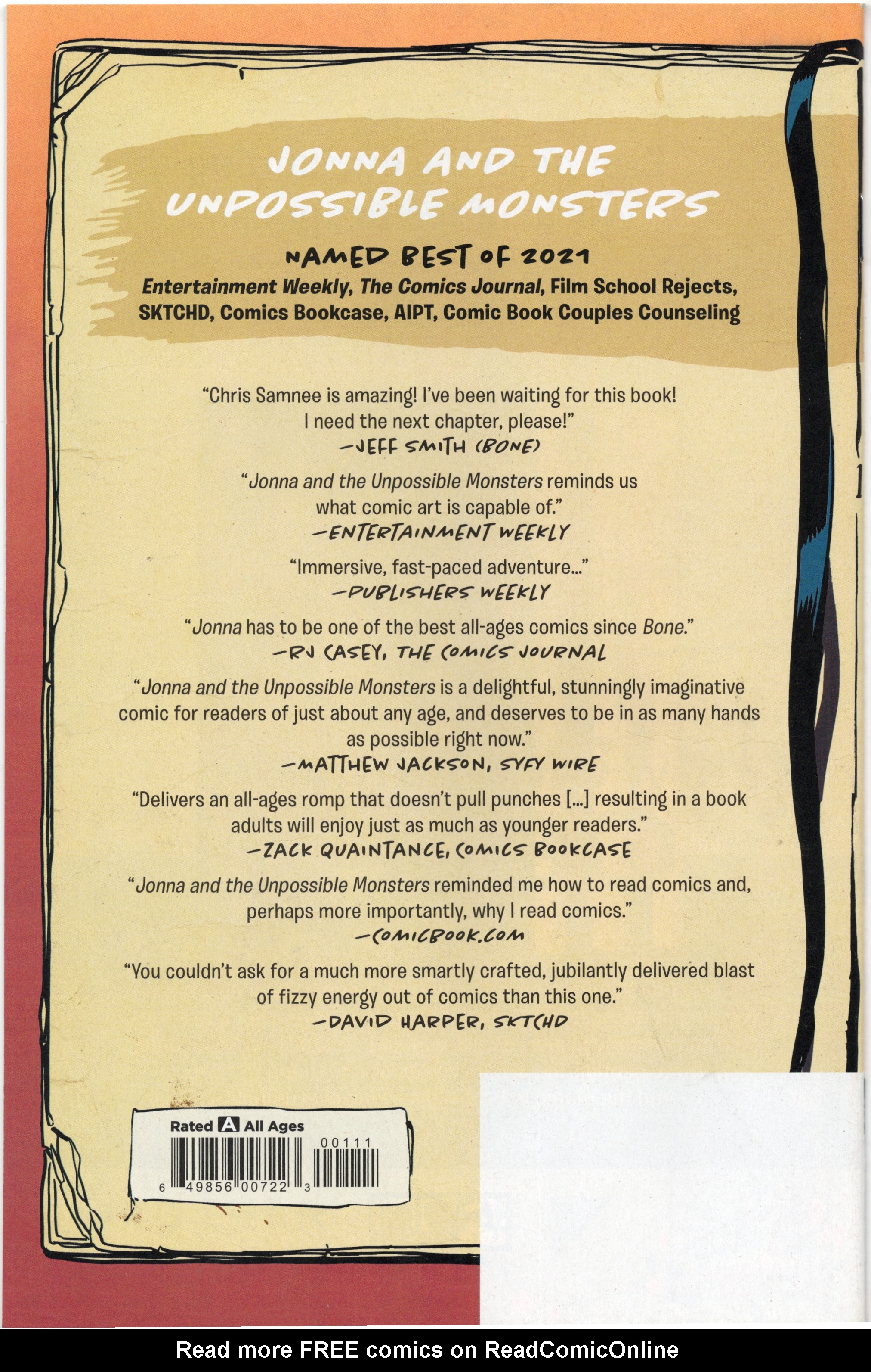 Read online Free Comic Book Day 2022 comic -  Issue # One Press Jonna And The Unpossible Monsters - 32