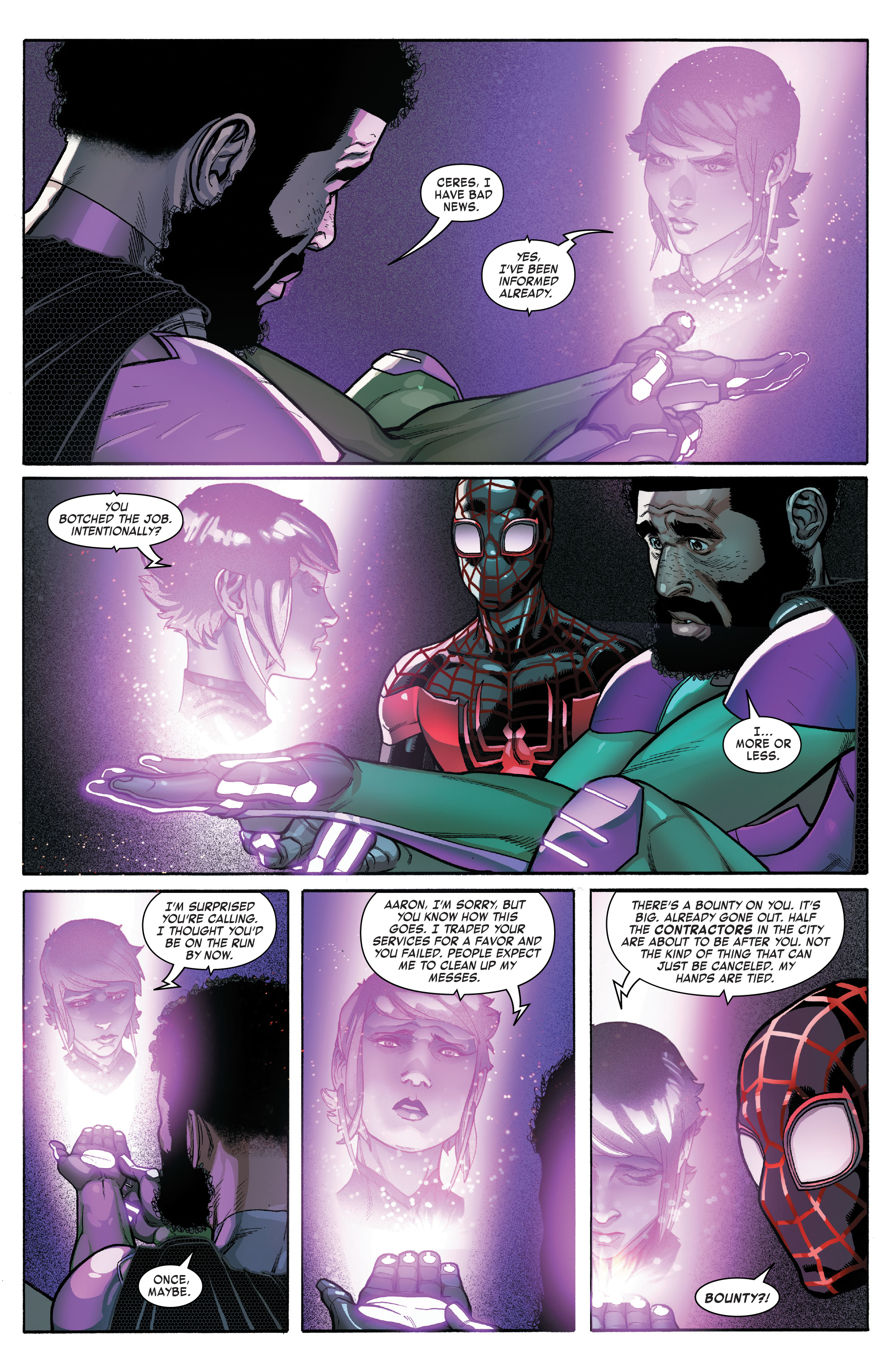 Read online Miles Morales: Spider-Man By Saladin Ahmed Omnibus comic -  Issue # TPB (Part 4) - 35