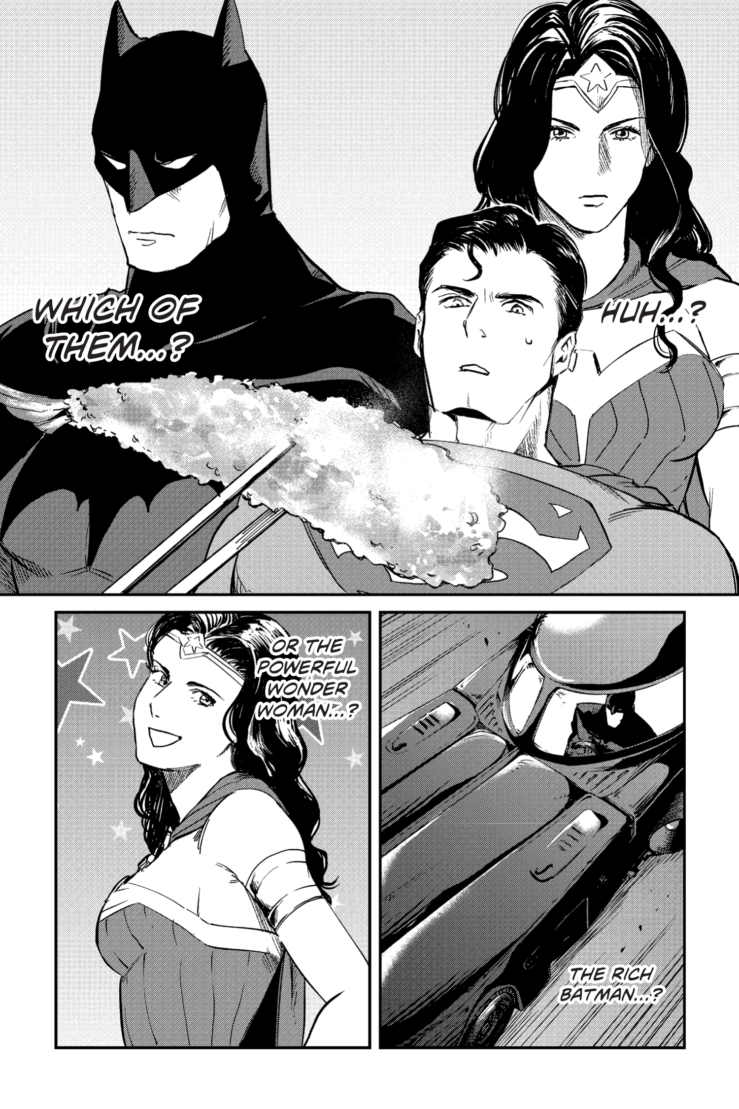 Read online Superman vs. Meshi comic -  Issue #3 - 16