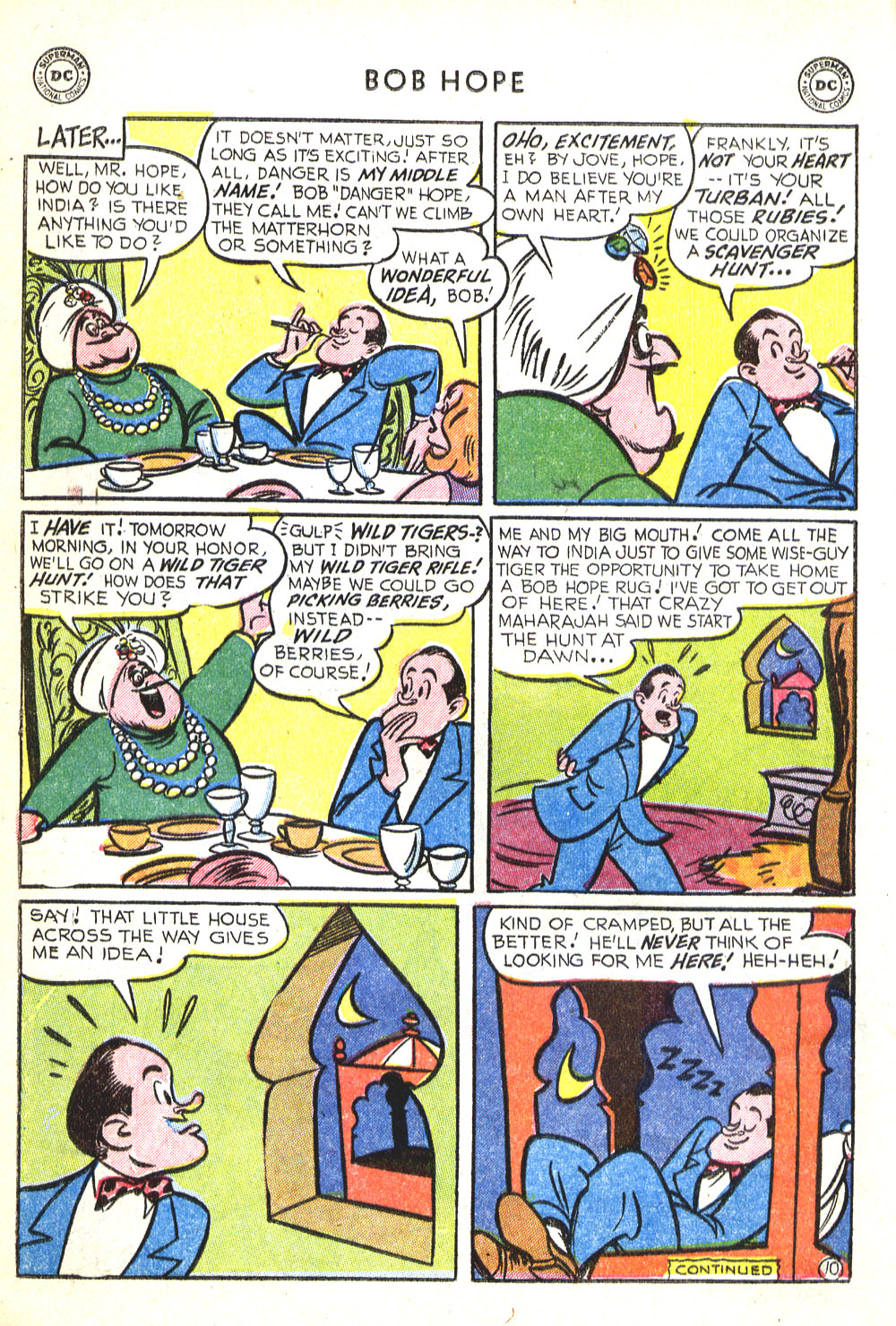 Read online The Adventures of Bob Hope comic -  Issue #30 - 12