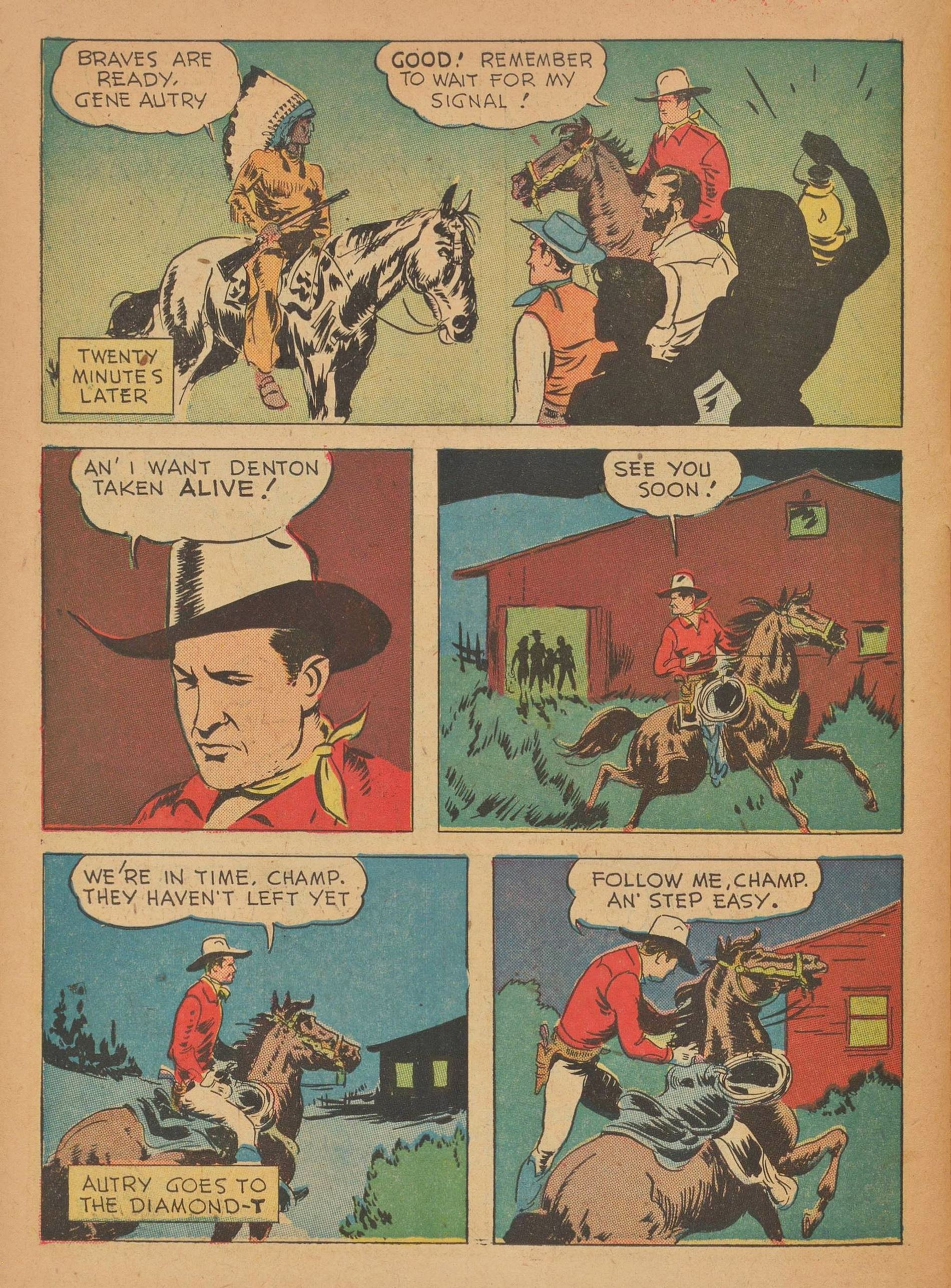 Read online Gene Autry Comics comic -  Issue #9 - 50