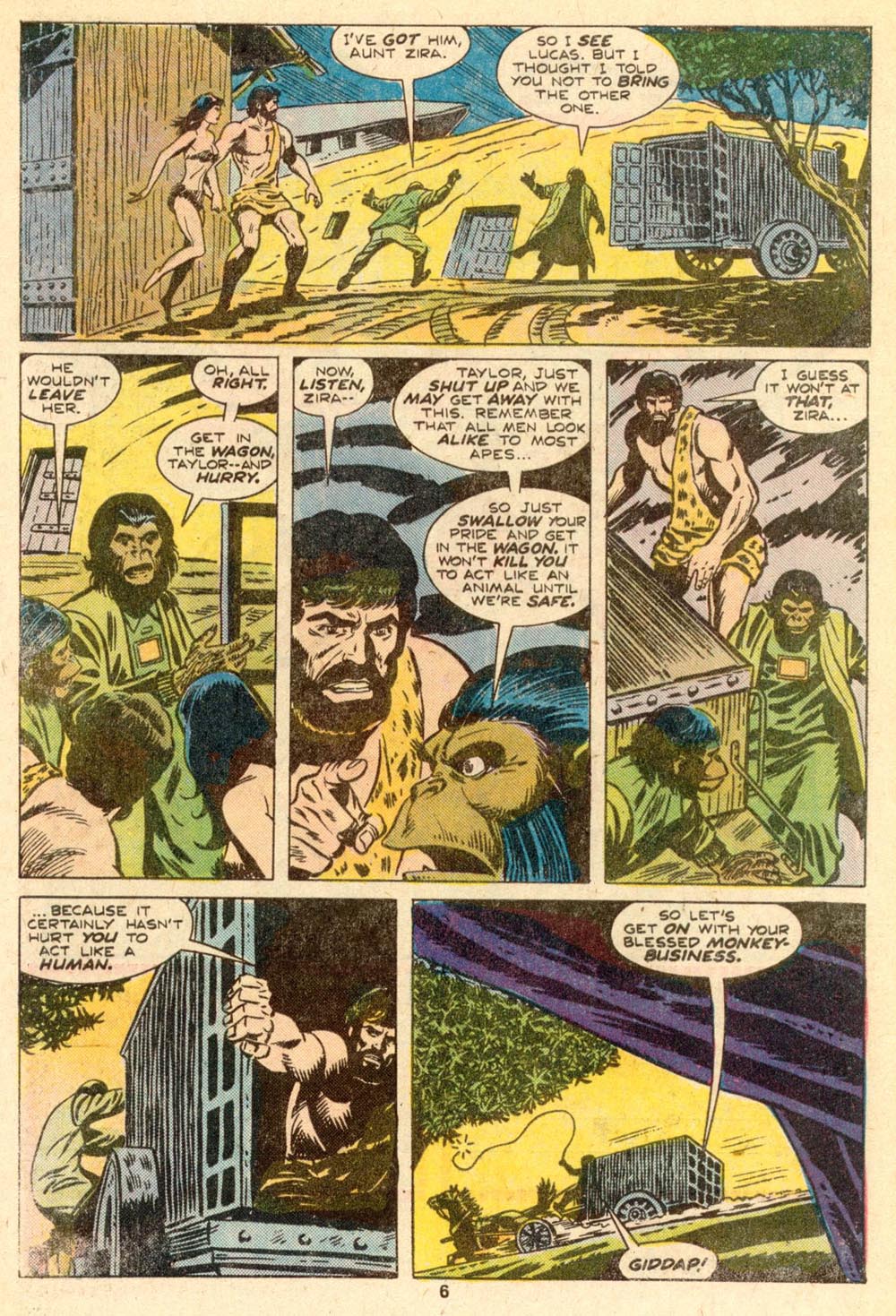 Read online Adventures on the Planet of the Apes comic -  Issue #5 - 5