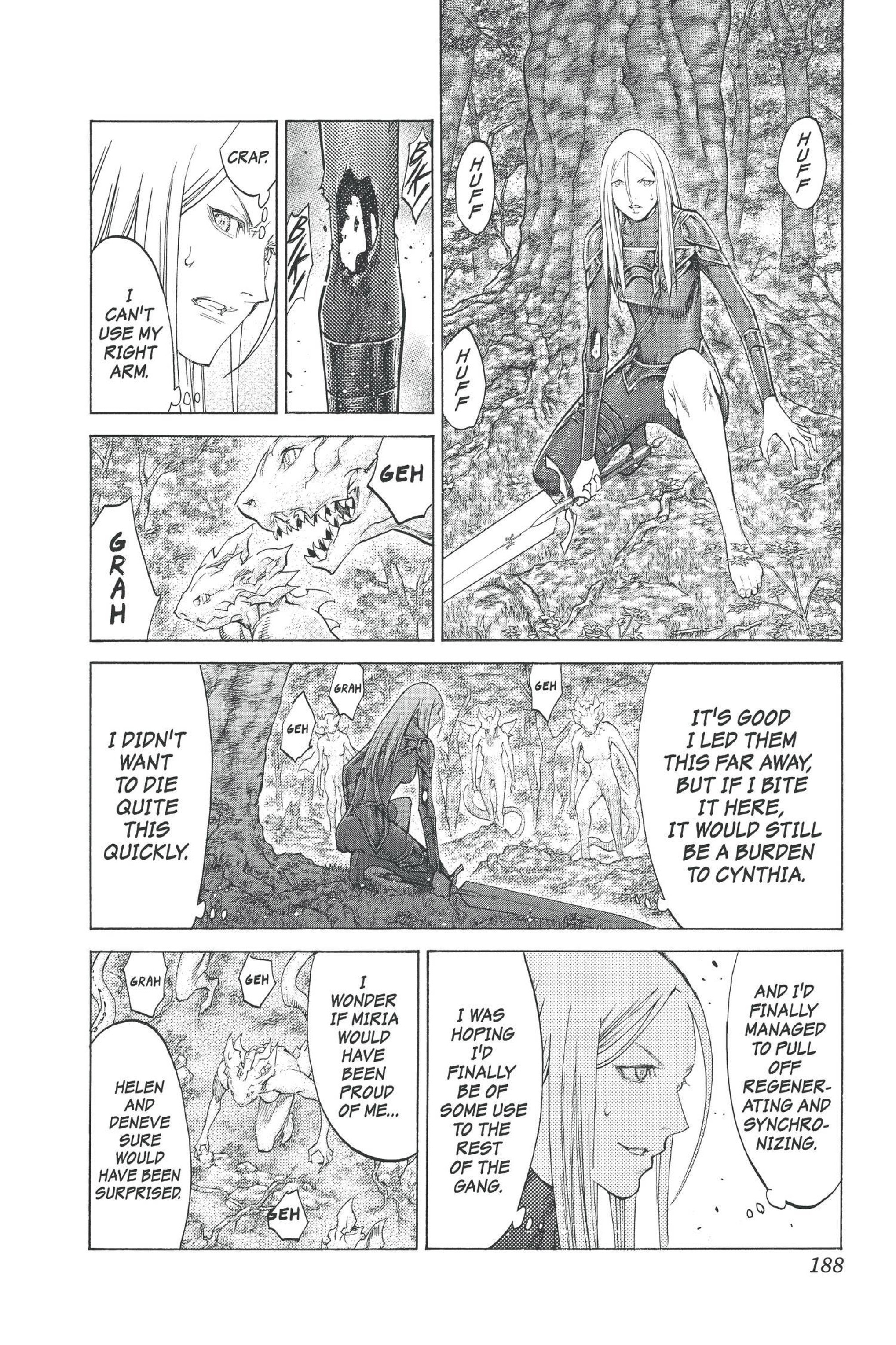 Read online Claymore comic -  Issue #18 - 168
