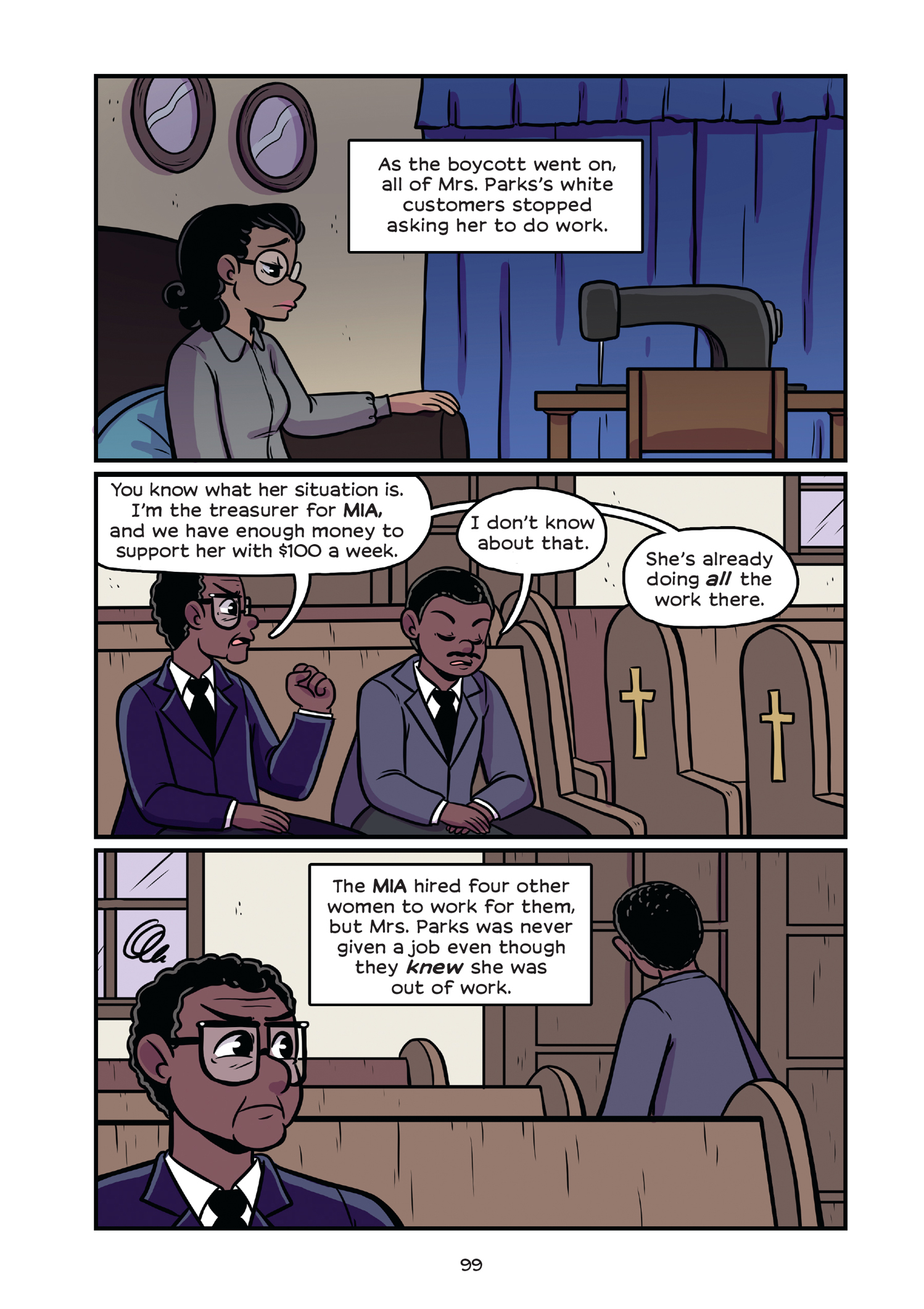 Read online History Comics comic -  Issue # Rosa Parks & Claudette Colvin - Civil Rights Heroes - 104