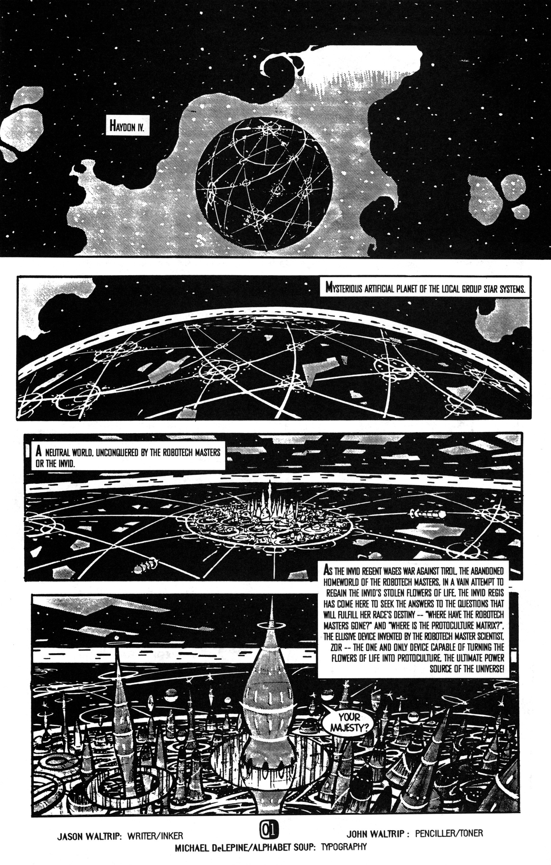 Read online Robotech: Cyber World - Secrets of Haydon IV comic -  Issue # Full - 3