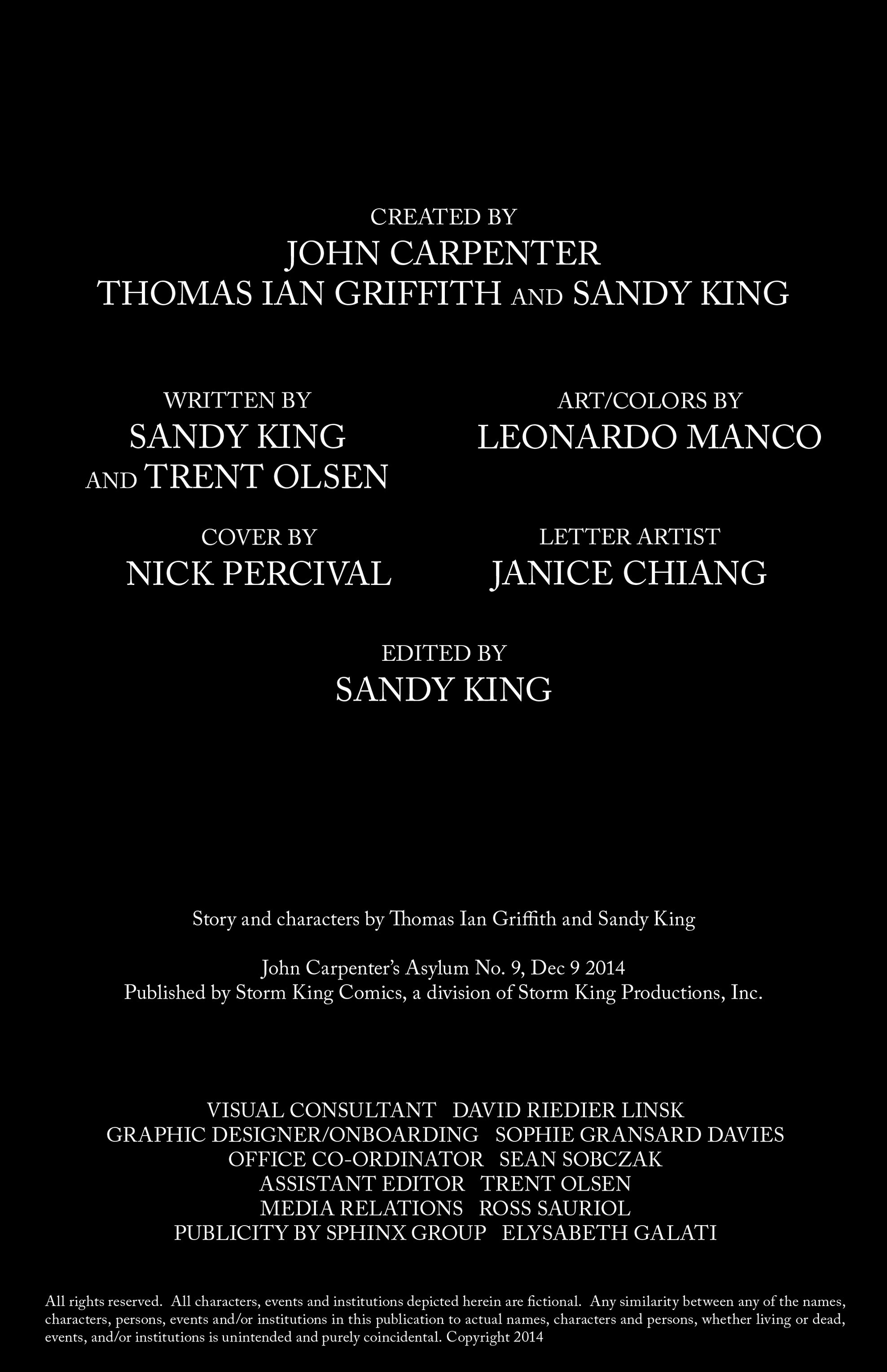 Read online John Carpenter's Asylum comic -  Issue #9 - 2