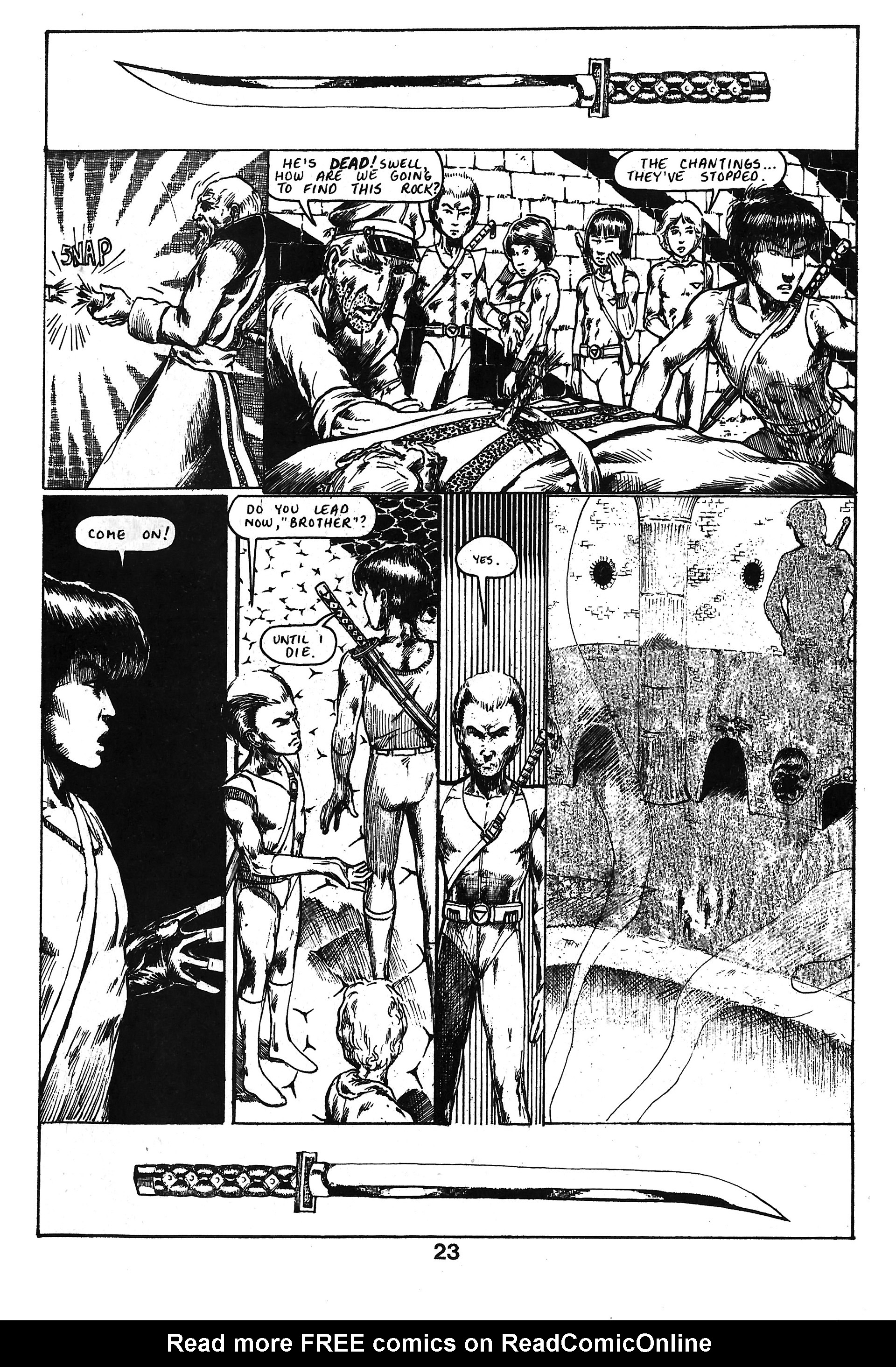 Read online Samurai (1984) comic -  Issue #4 - 22