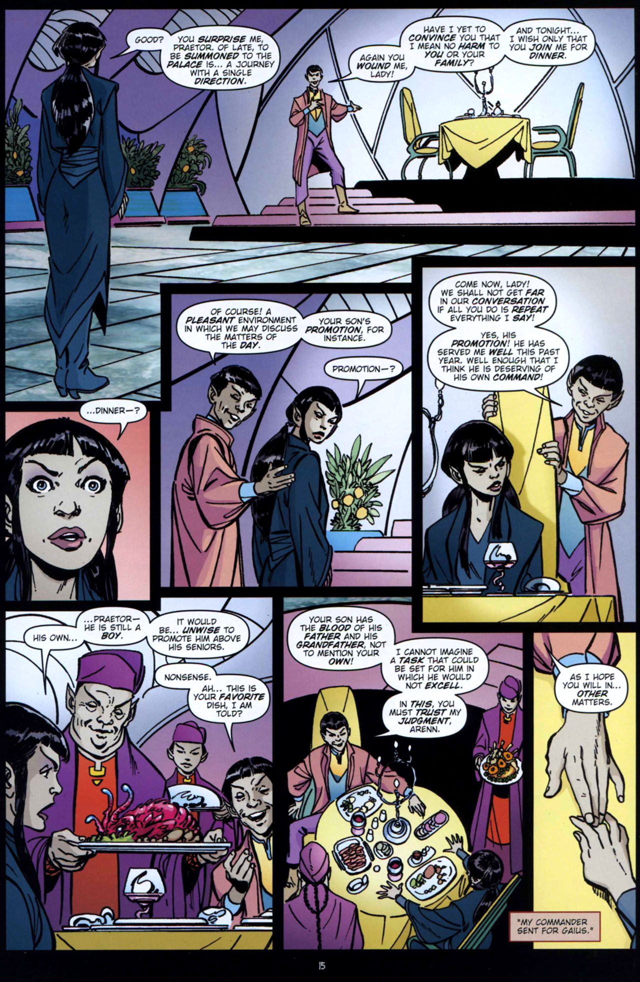 Read online Star Trek: Romulans - The Hollow Crown comic -  Issue #1 - 16