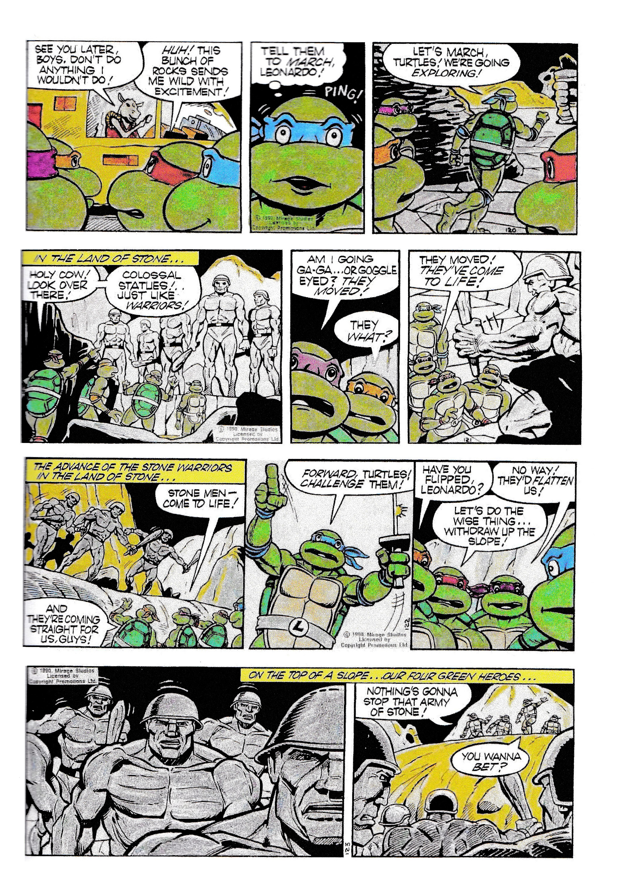 Read online Teenage Mutant Ninja Turtles: Complete Newspaper Daily Comic Strip Collection comic -  Issue # TPB 1 - 38